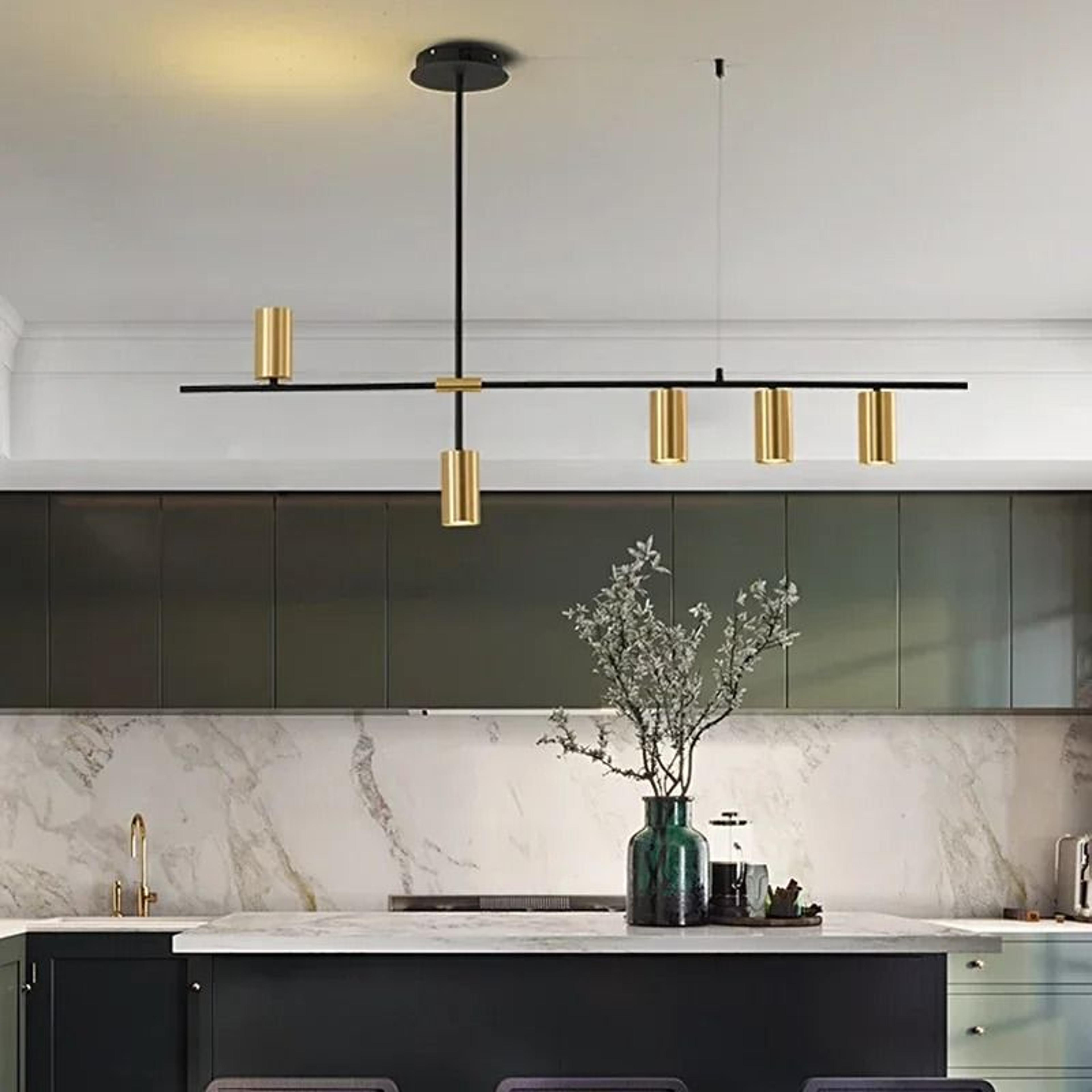Modern Linear Pendant Light Fixture 1