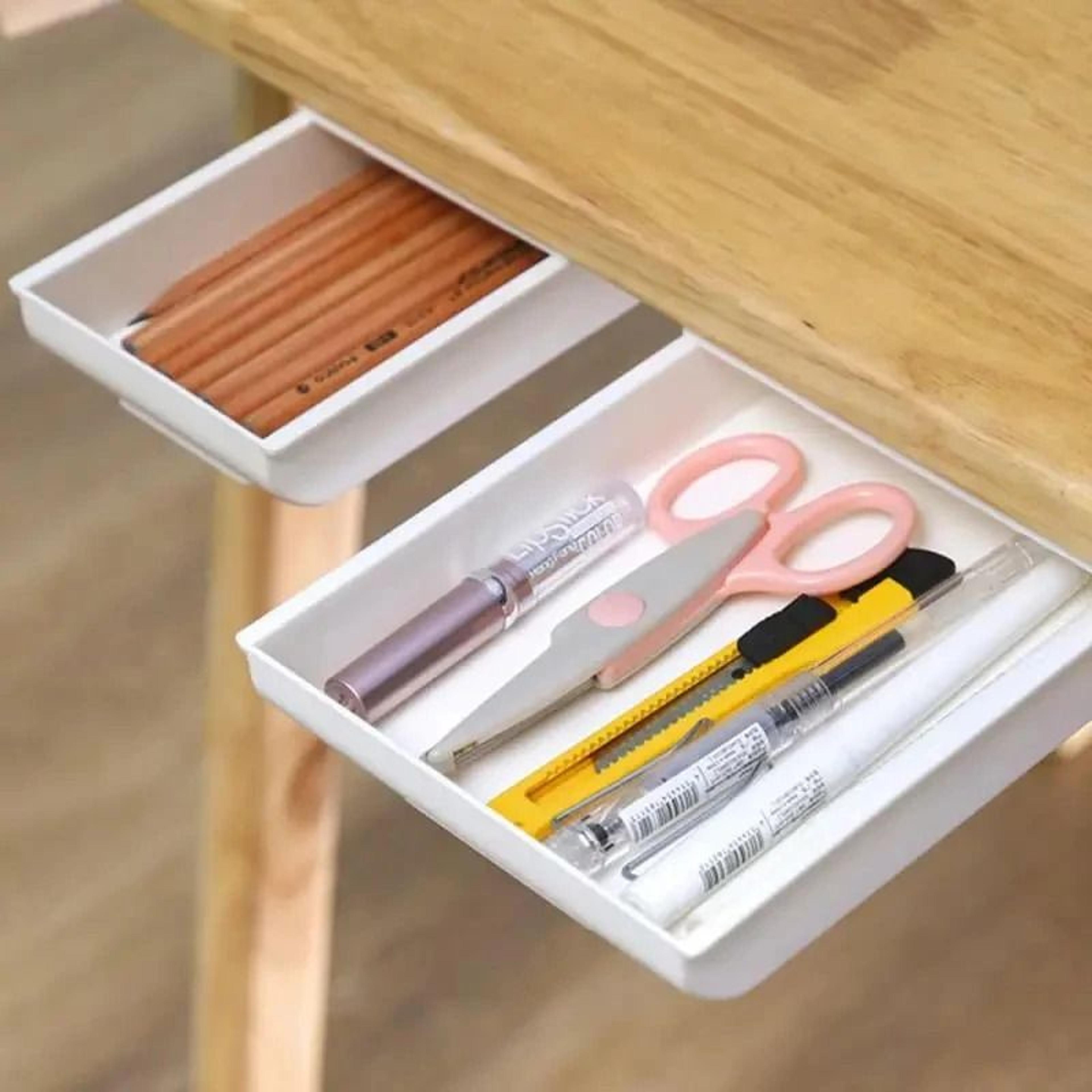 Hidden UnderDesk Drawer Organizer 0