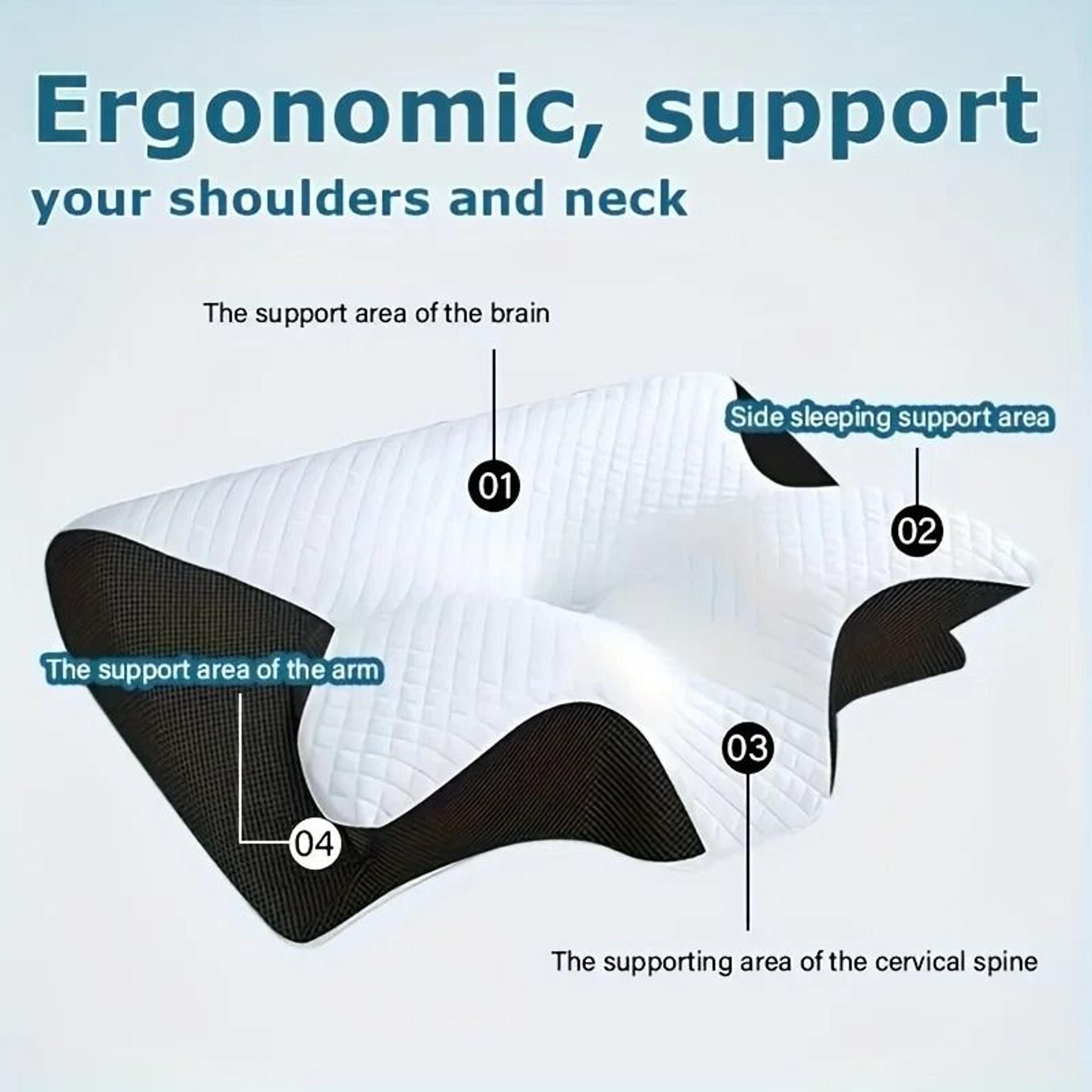 Butterfly Orthopedic Memory Foam Cervical Pillow 1