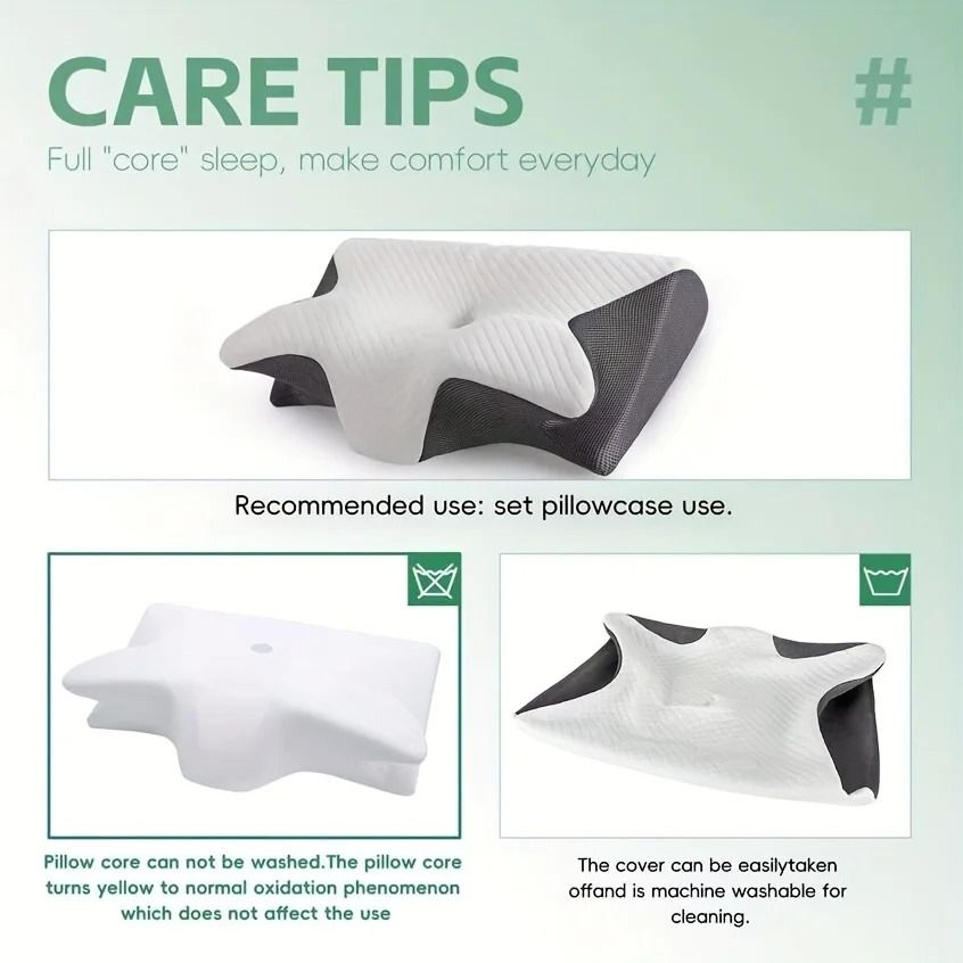 Butterfly Orthopedic Memory Foam Cervical Pillow 2