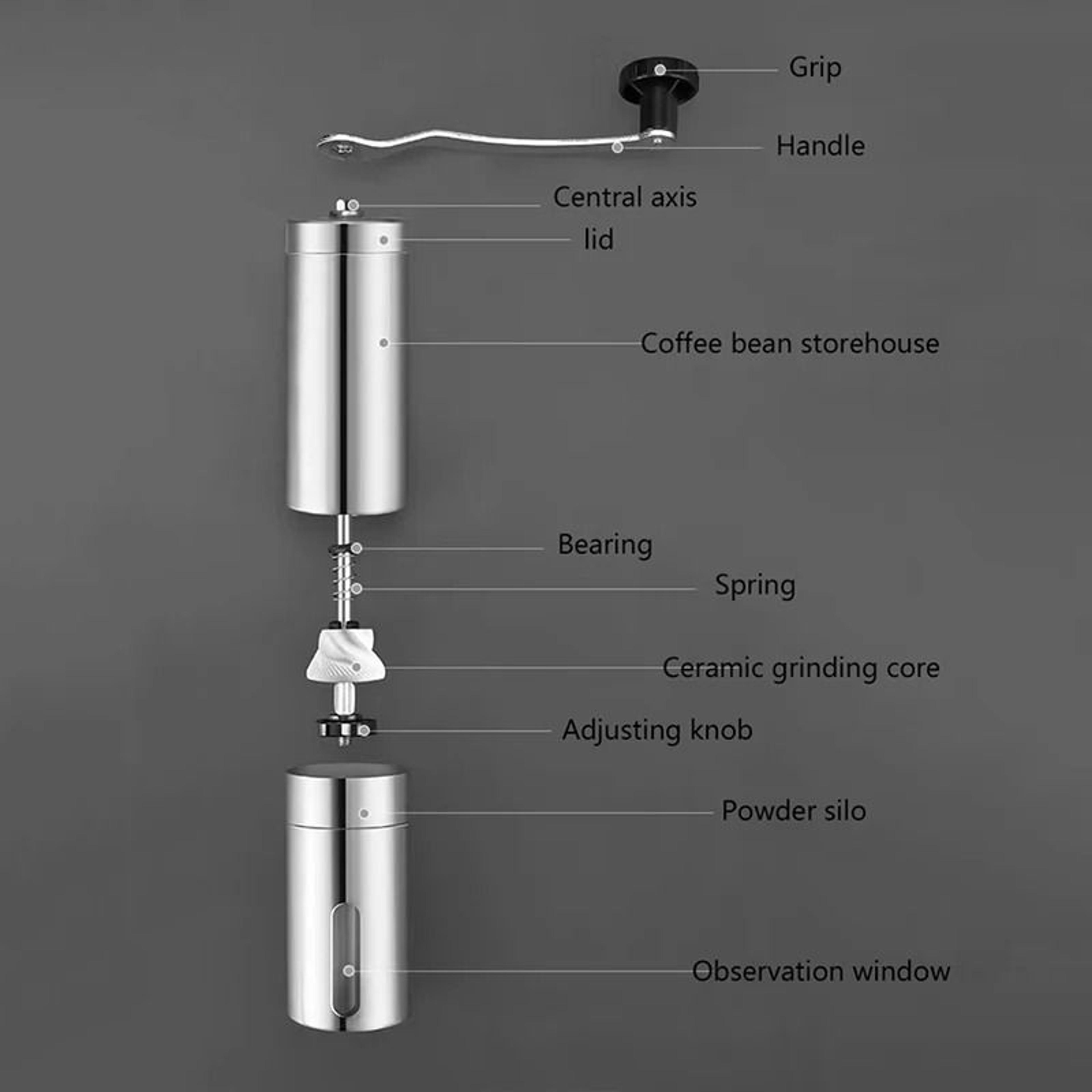 HighFidelity Stainless Manual Coffee Grinder 5