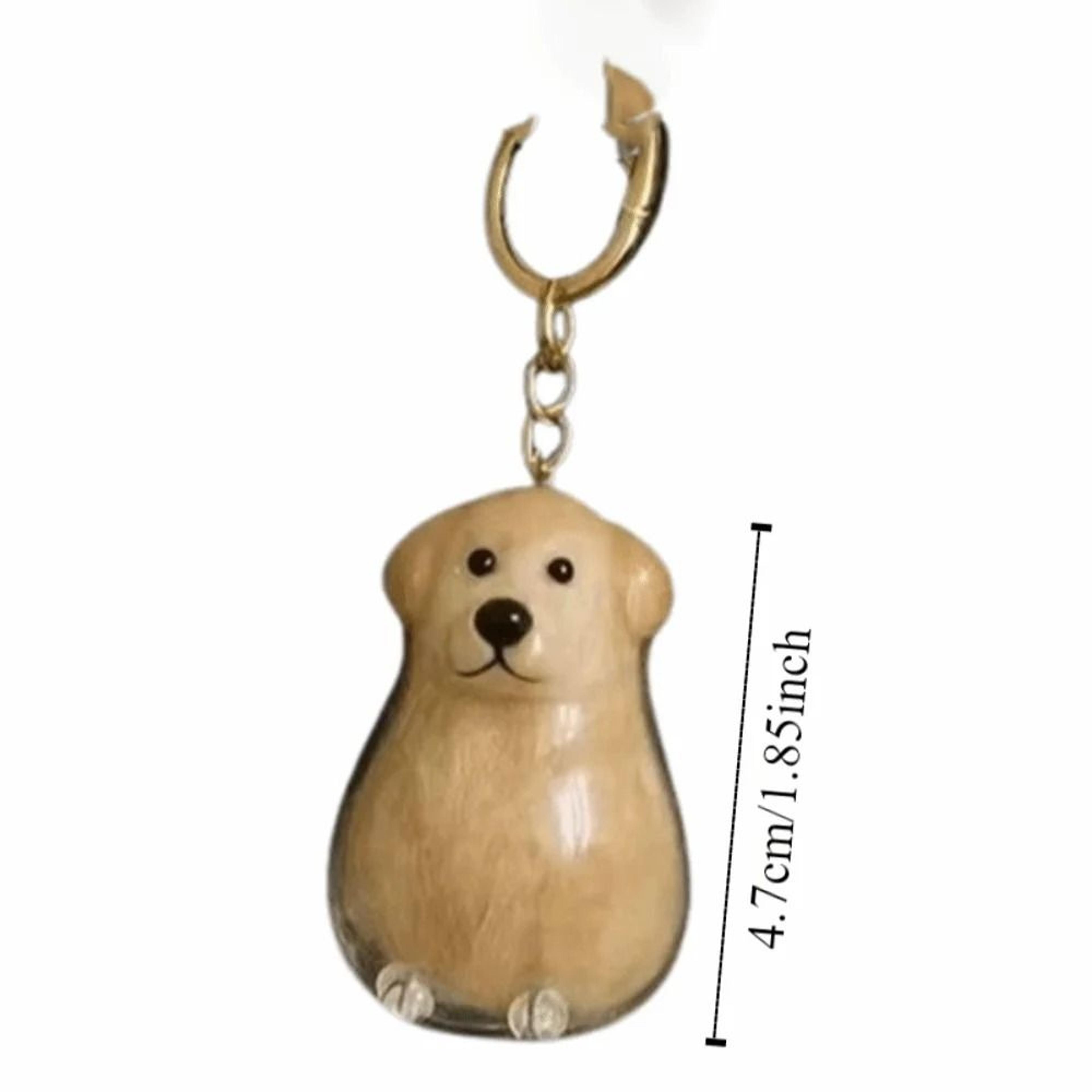Cartoon Puppy Hair Keepsake Keychain 6