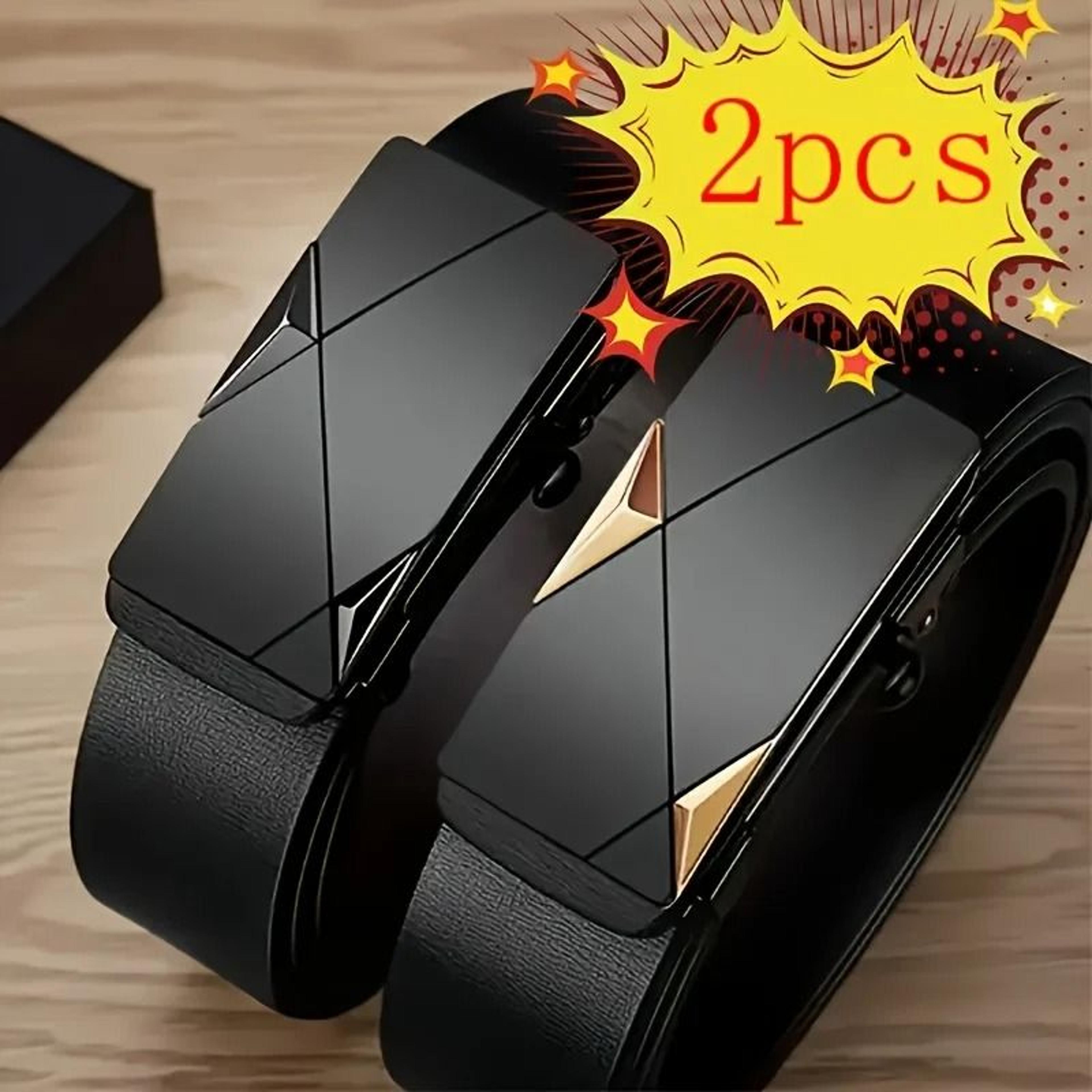 Mens Belt Duo  Versatile Business  Casual Essential Set 6