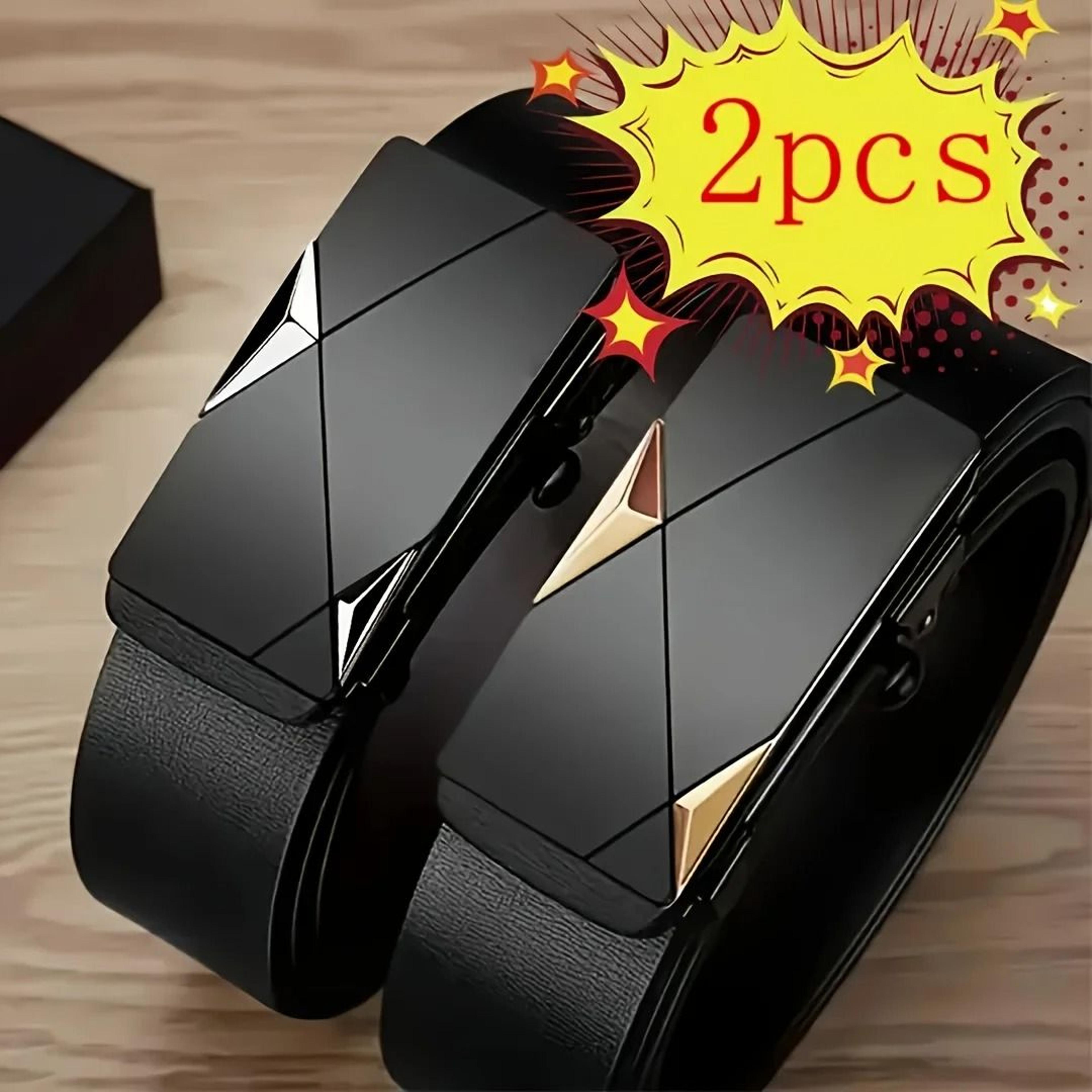 Mens Belt Duo  Versatile Business  Casual Essential Set 9