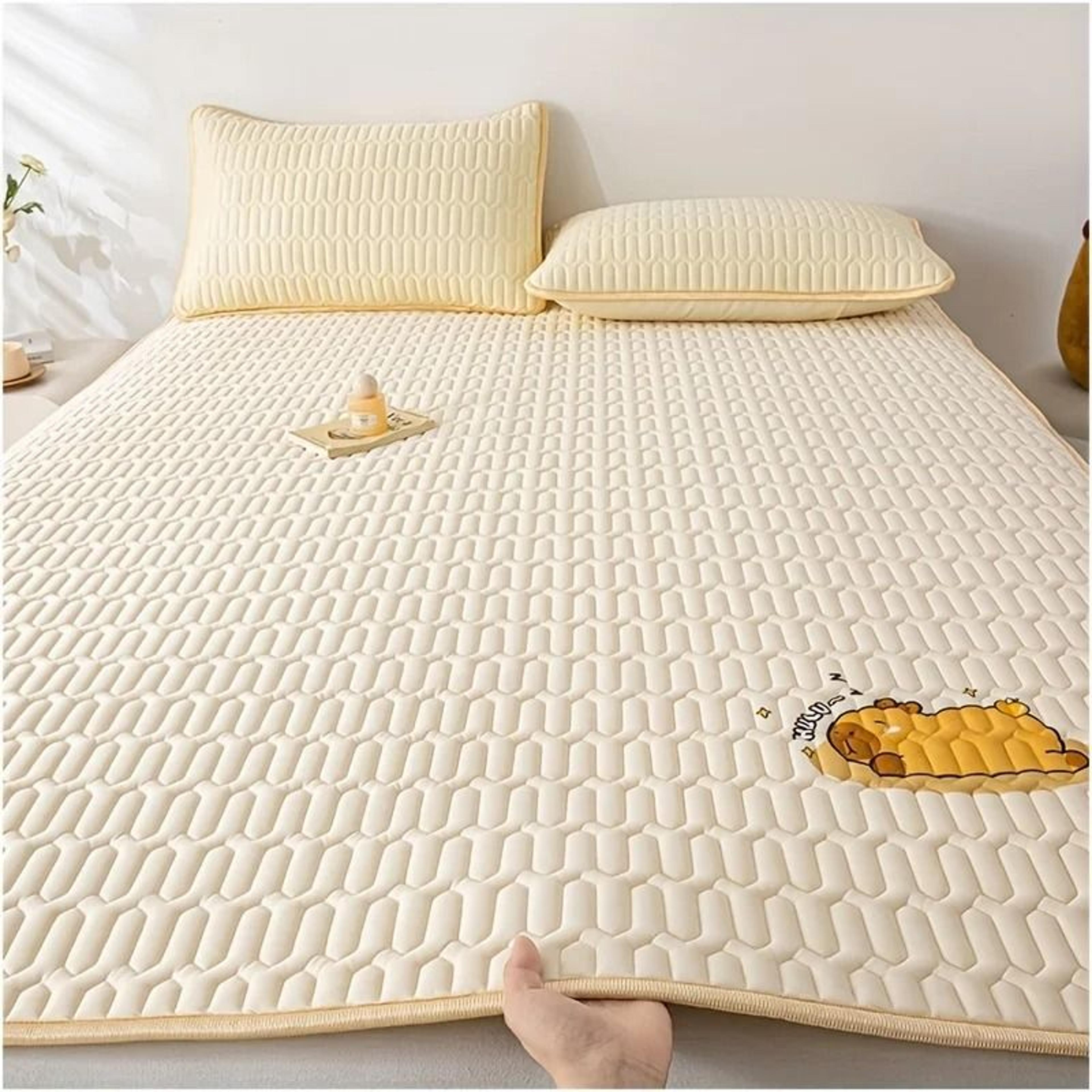 UltraSoft Cooling Mattress Pad  Breathable Hypoallergenic Bed Topper With Charming Designs 9