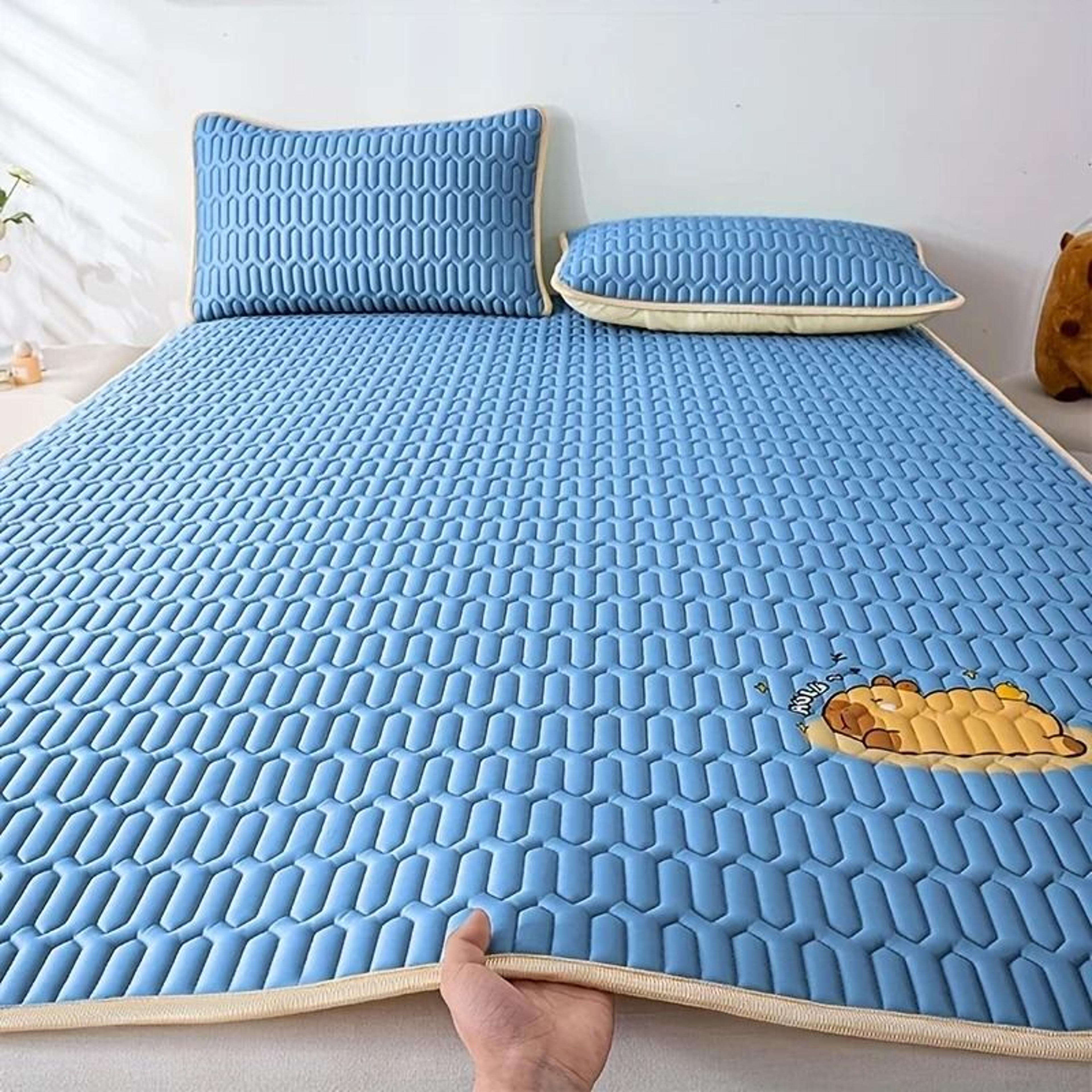 UltraSoft Cooling Mattress Pad  Breathable Hypoallergenic Bed Topper With Charming Designs 1