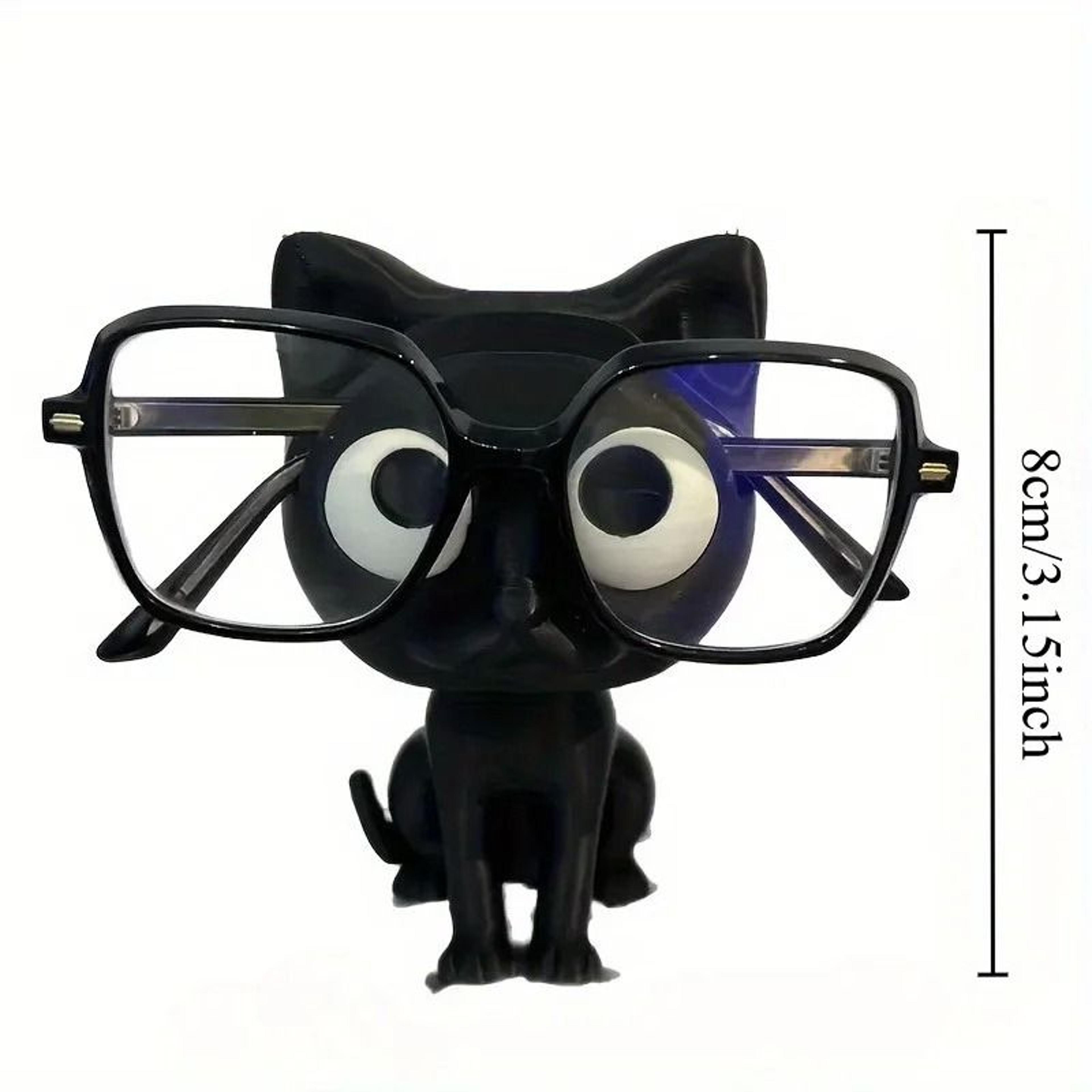 3D Printed Cat Glasses Holder  Charming Desktop Organizer  Unique Home Decor Accent 1