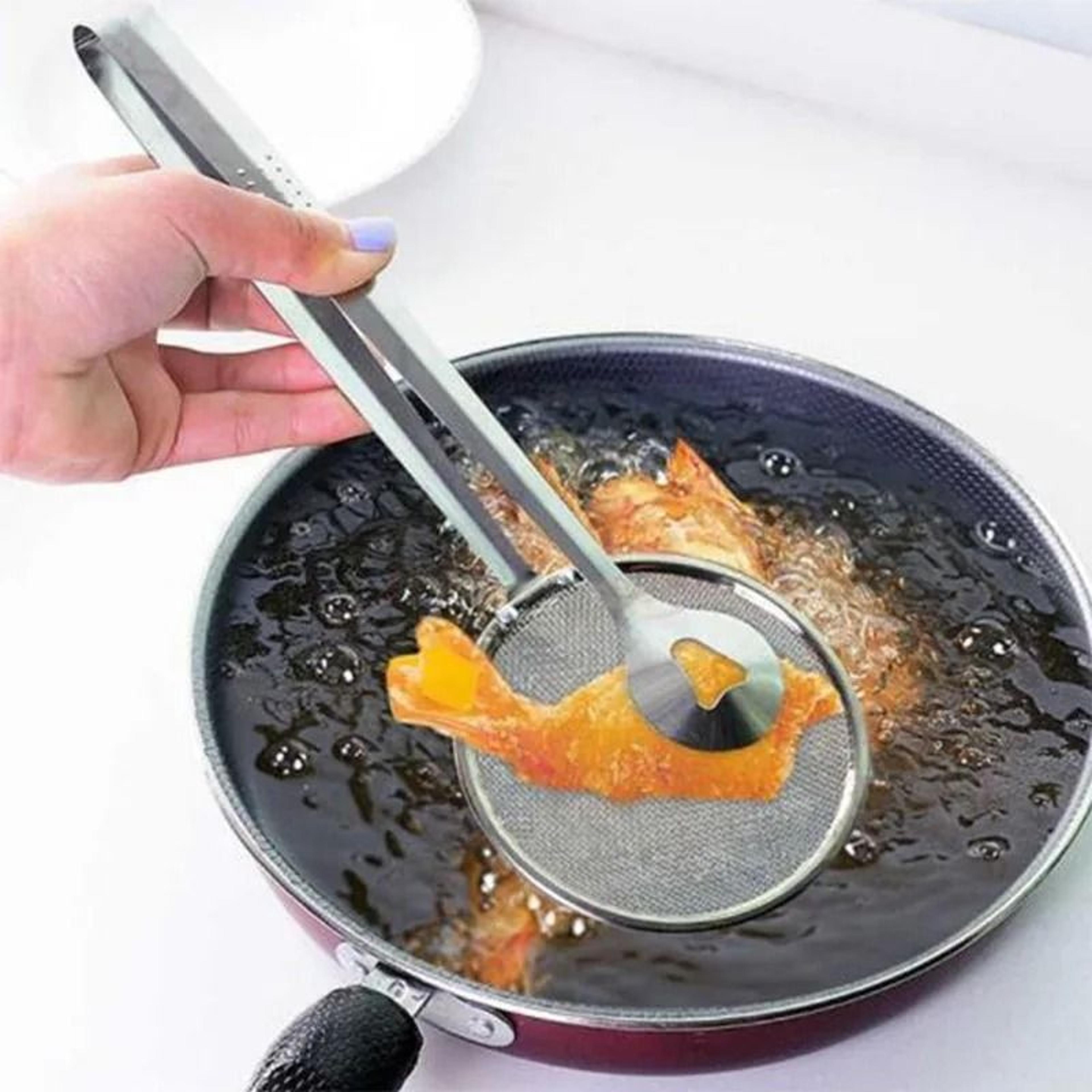 Stainless Steel Frying Colander For Healthy Cooking 1