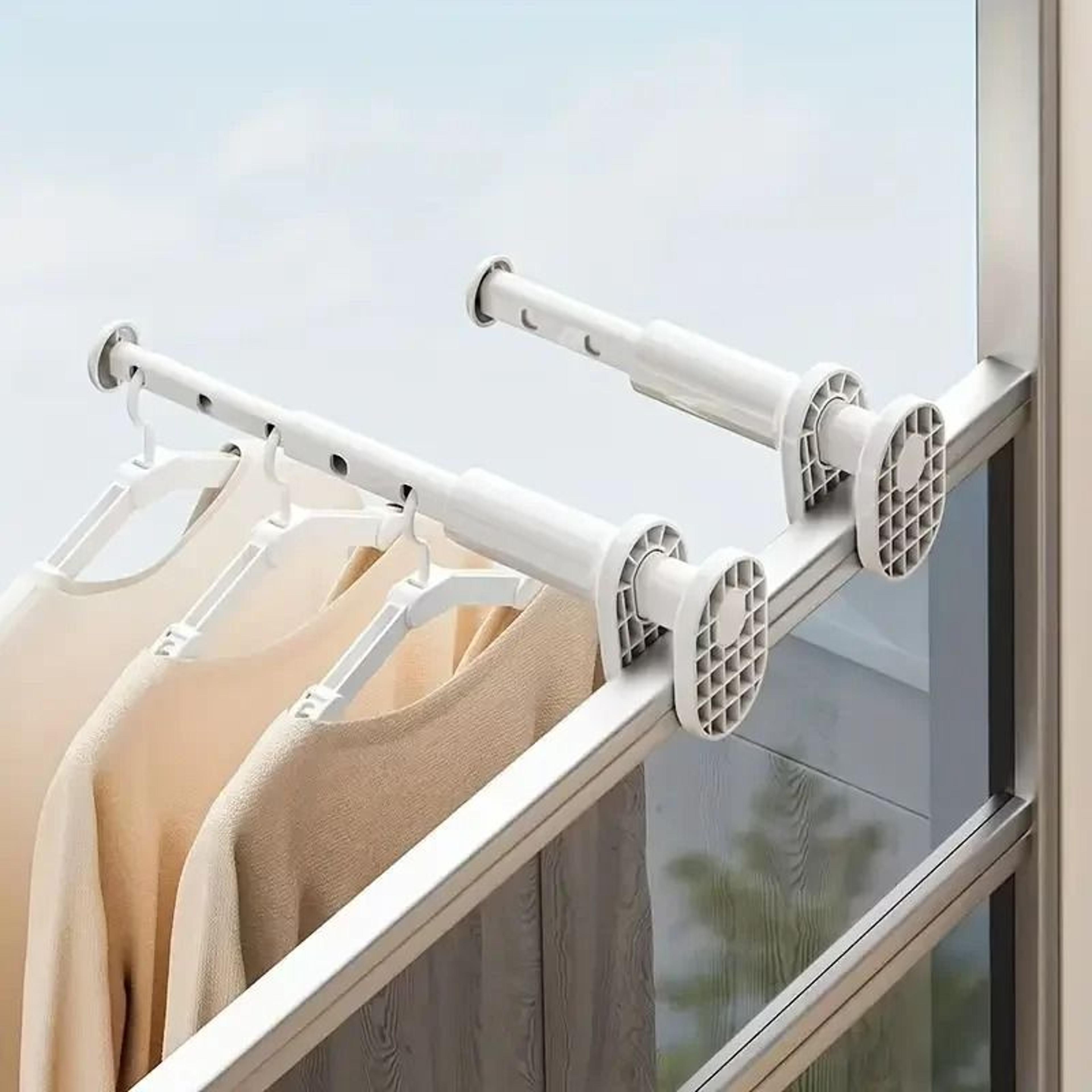 Thickened Portable Folding Hangers  Extendable Travel Clothes Drying Rack 3