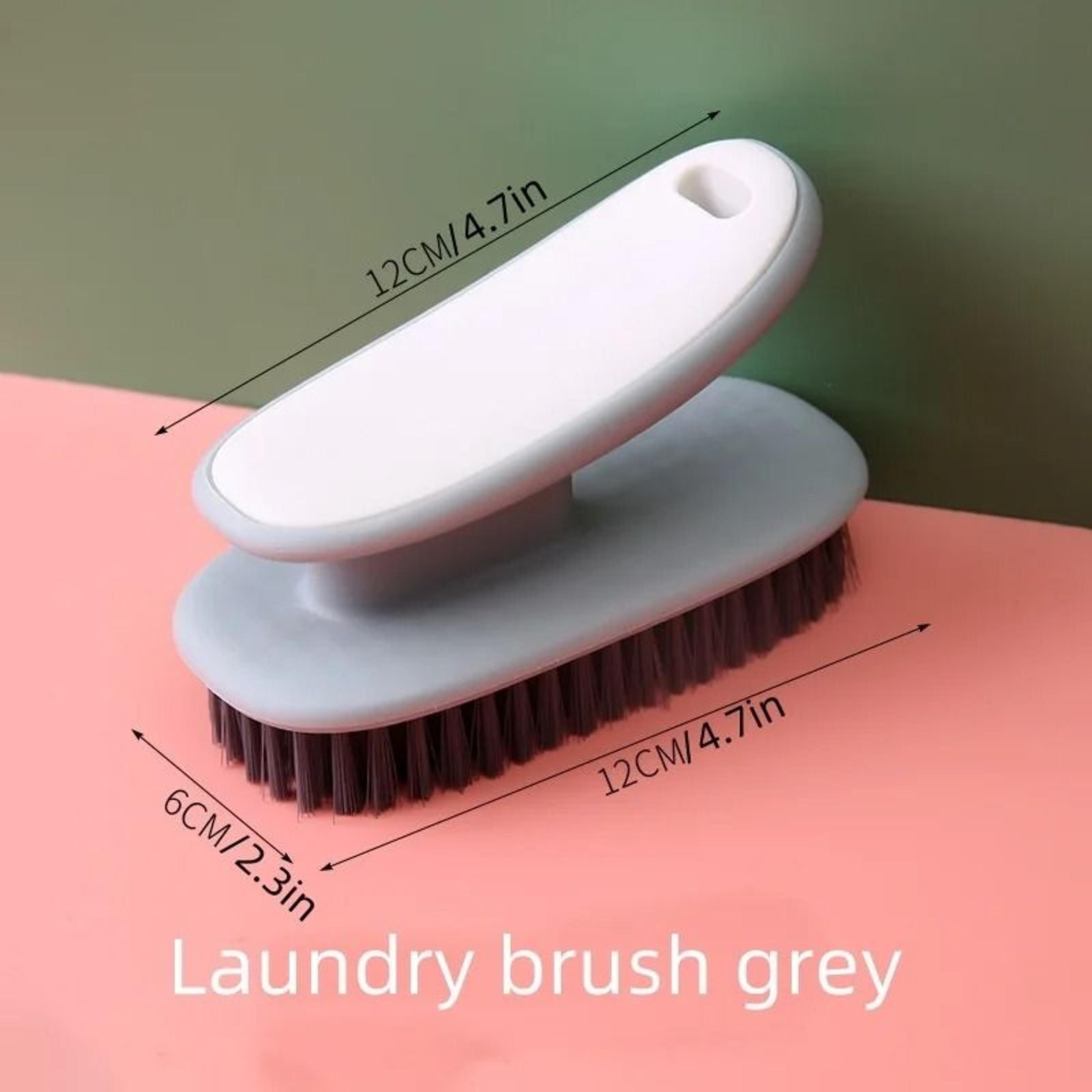 Multifunctional LongHandled Laundry Brush  Soft Bristle Cleaning For Delicate Fabrics 6