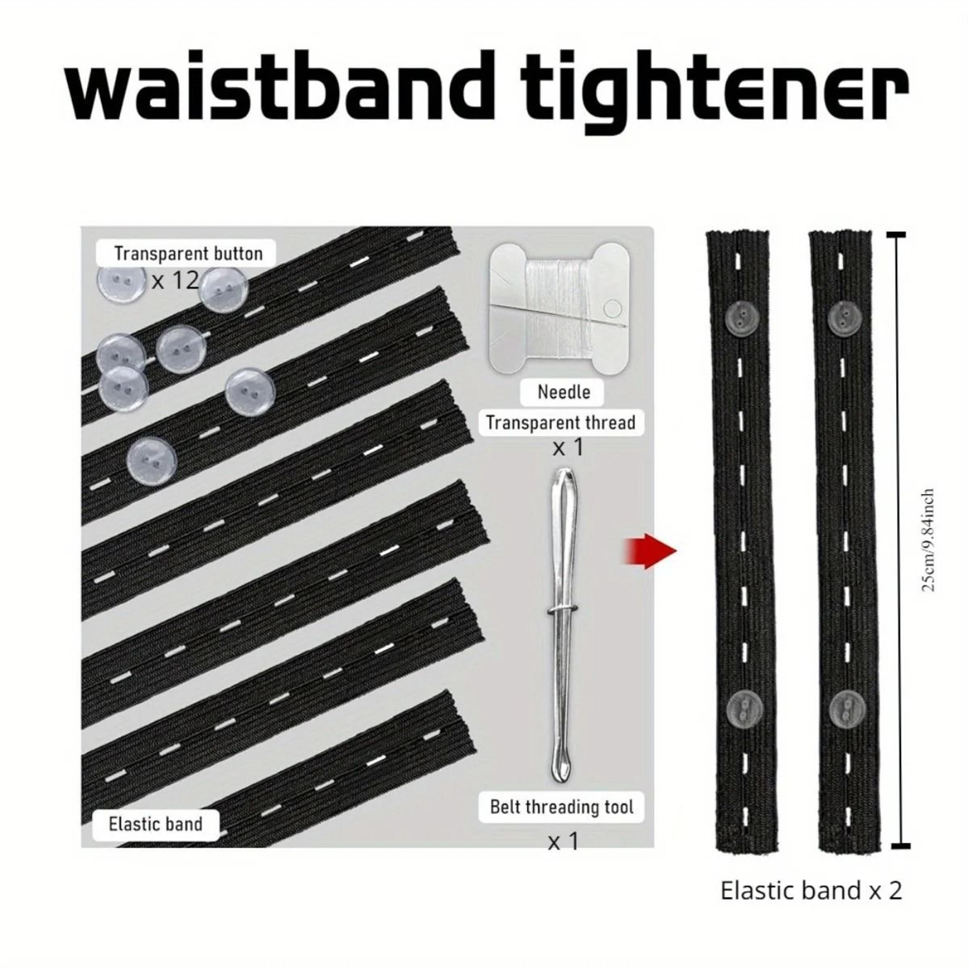 2 Pieces Invisible Belt Tightener Set  Seamless Trouser Buckle Adjuster  Sewing Tool 8
