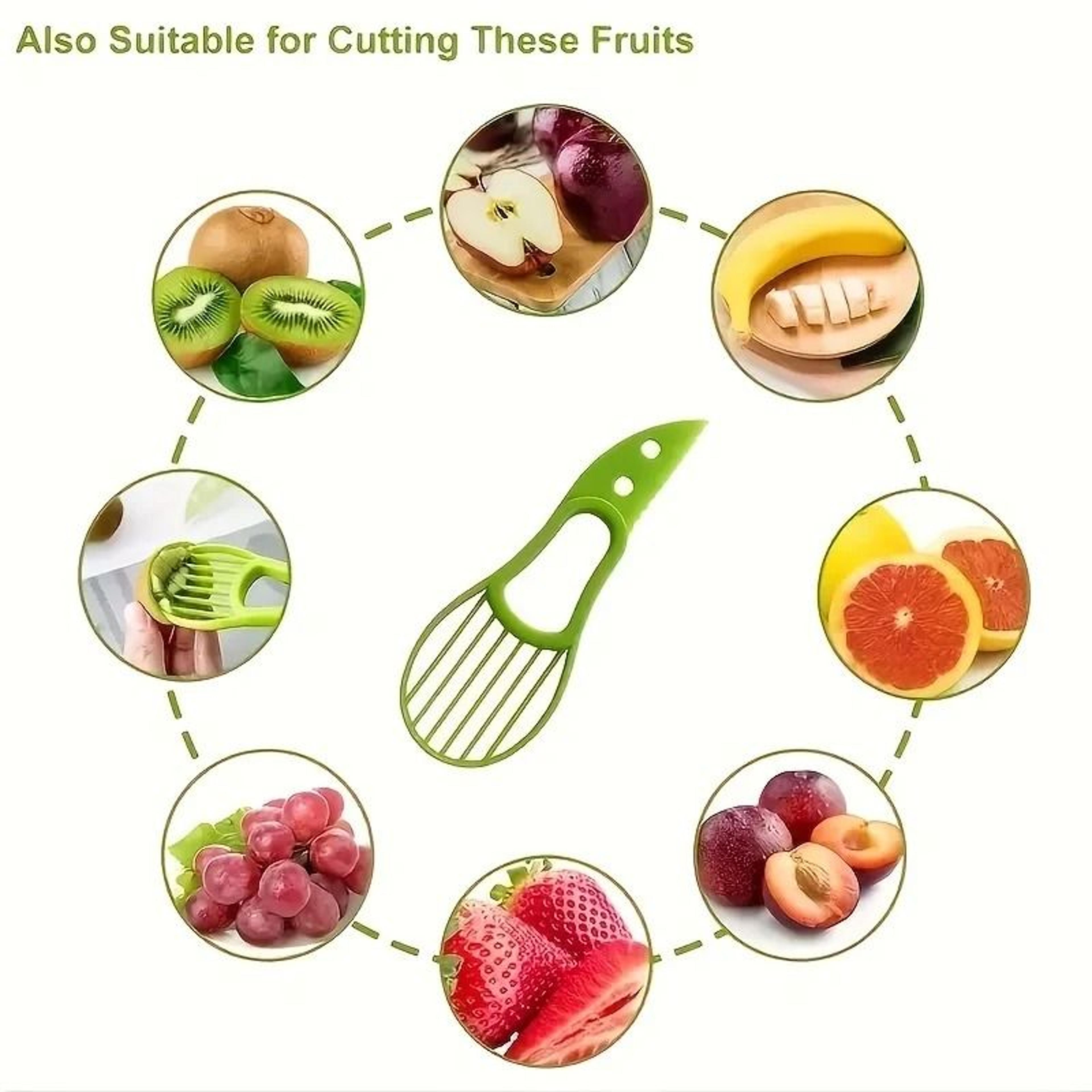 Multifunctional 3in1 Avocado Slicer  Essential Tool For Home Kitchen  Outdoor Camping 3