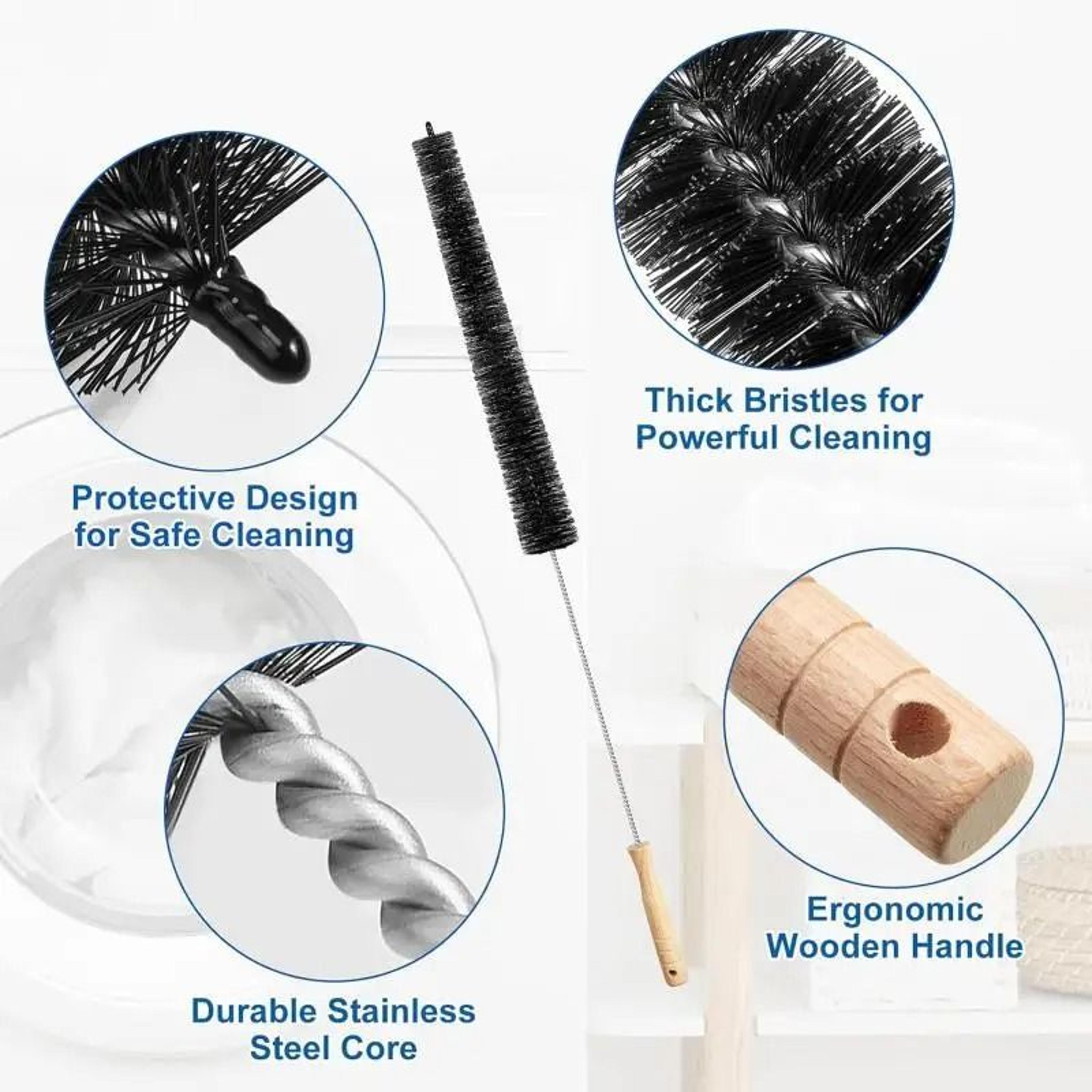 2Pack 3in1 Dryer Vent Cleaner Kit  HeavyDuty Lint  Crevice Brush Set 1