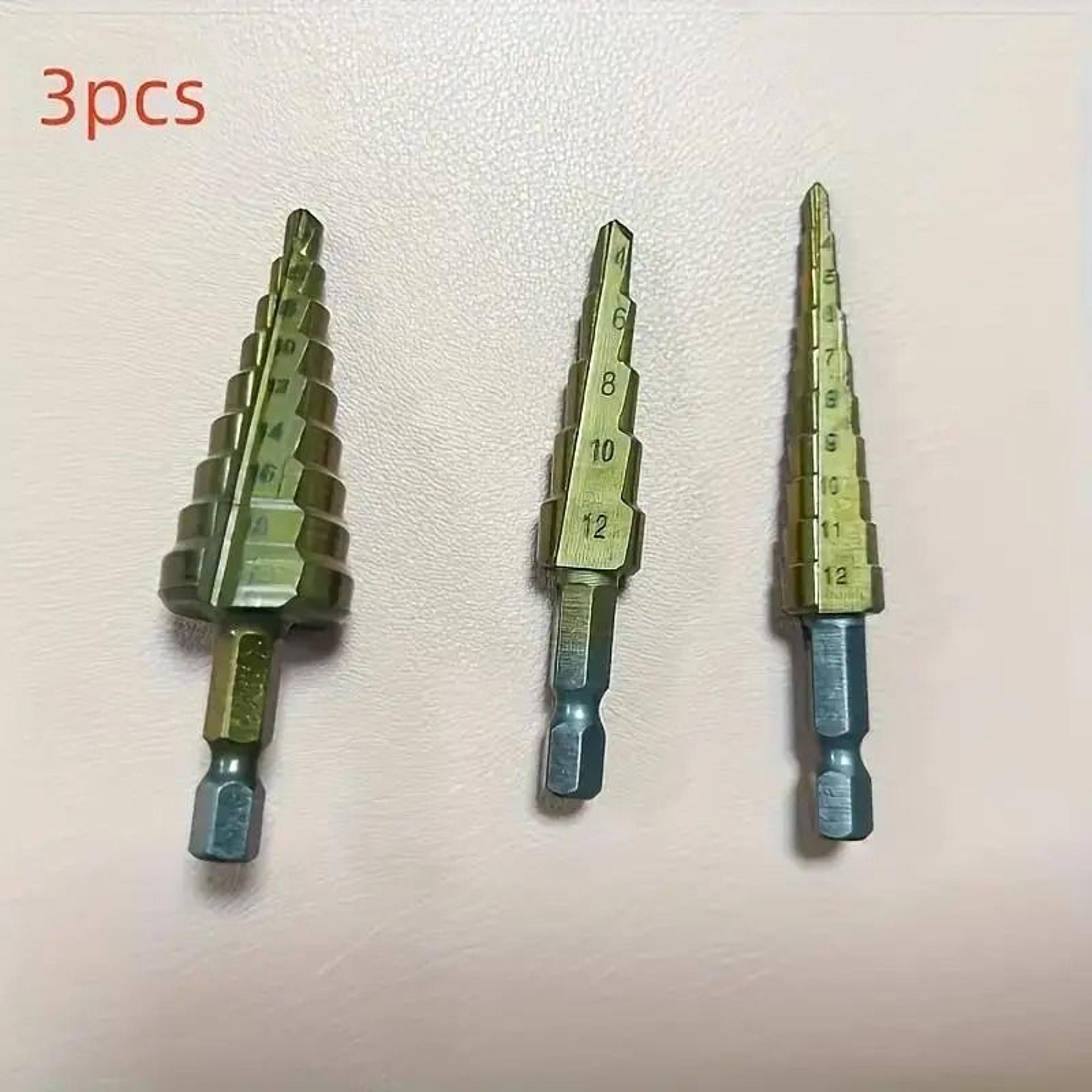 Step Drill Kit  HighSpeed MultiSize Drilling For Wood  Metal 6