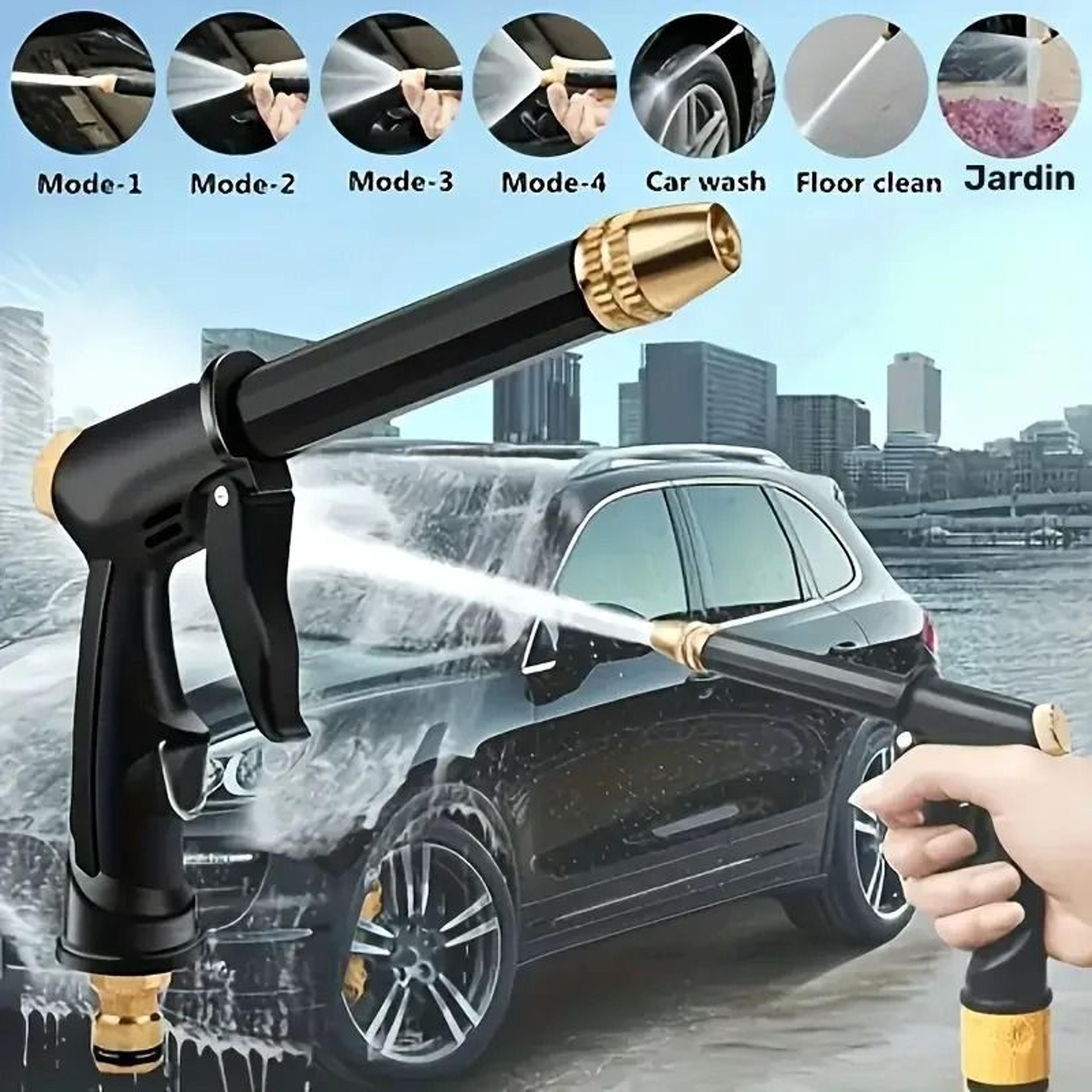 4Mode HighPressure Water Gun  MultiPurpose Adjustable Hose Sprayer 1