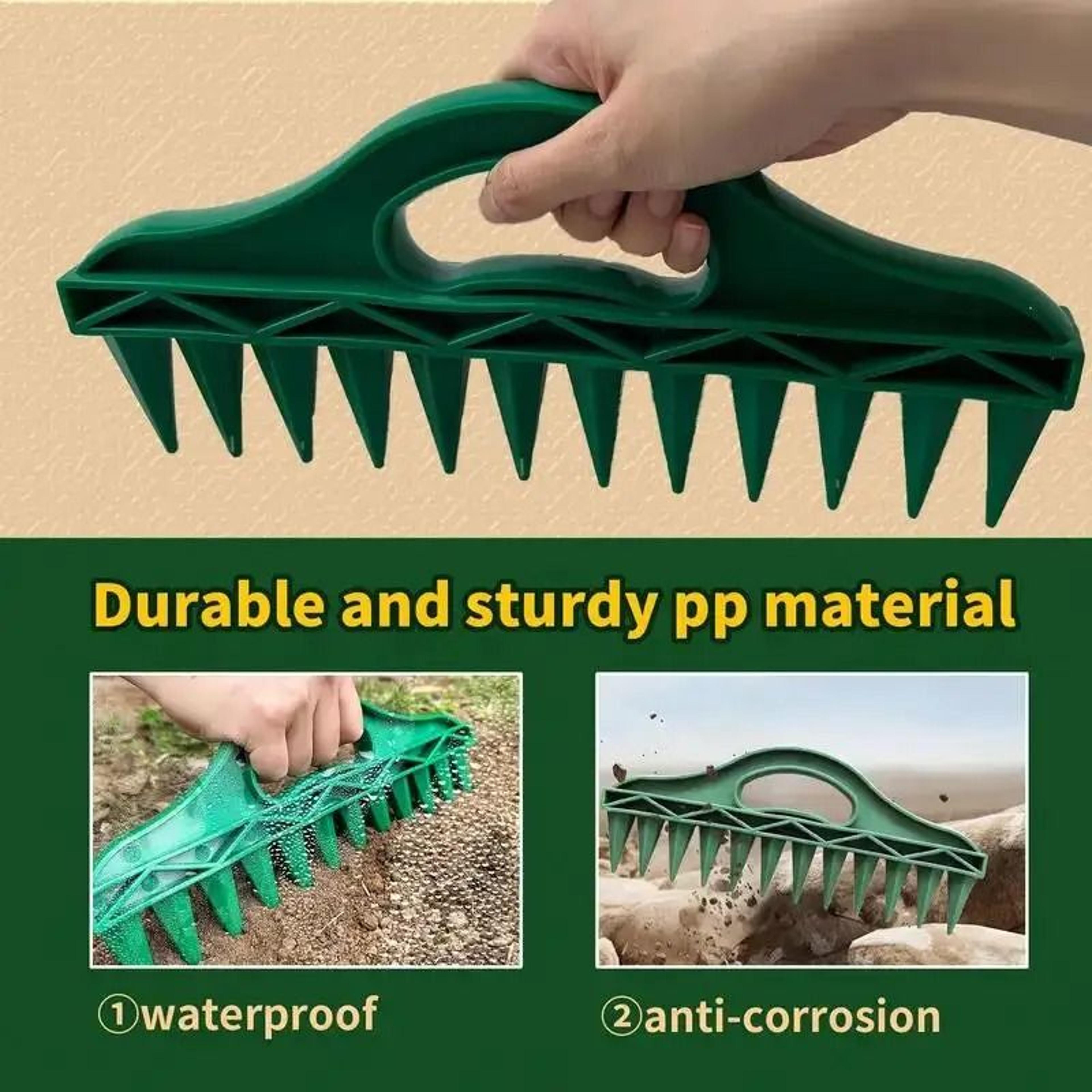 12Hole Quick Seed Planter  HighEfficiency Garden Dibber With Ergonomic Handle 0