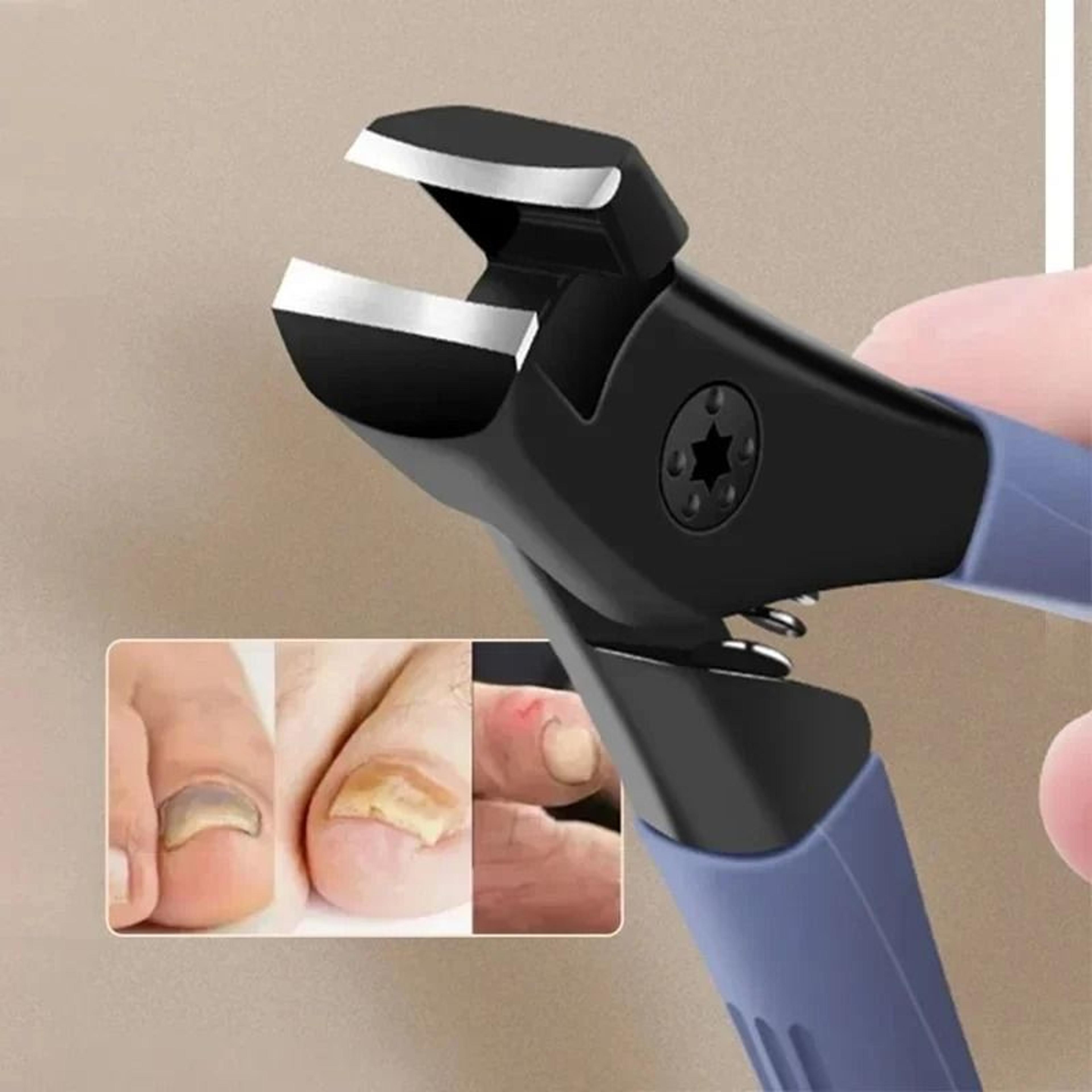 HeavyDuty AntiSplash Nail Clippers  Large Precision Cutter For Thick  Hard Nails 0