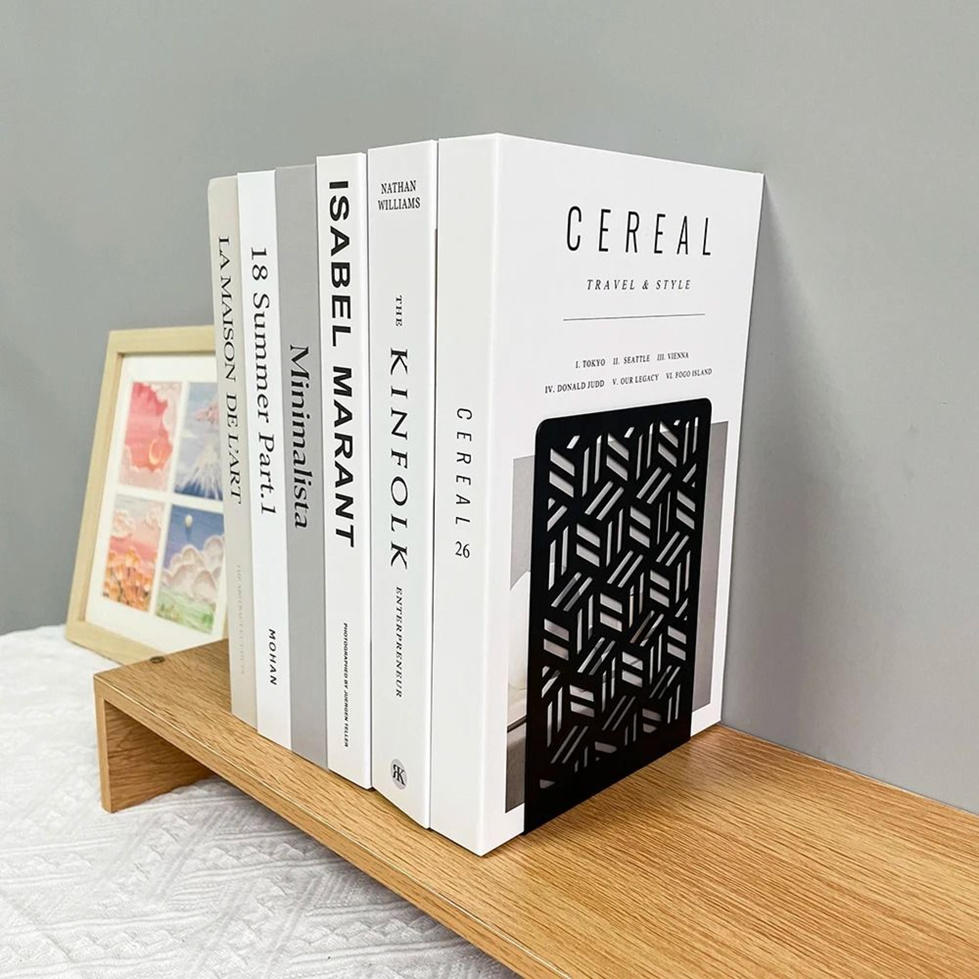 Crafted Door Metal Bookends  HeavyDuty Gothic Design For Book Lovers 4
