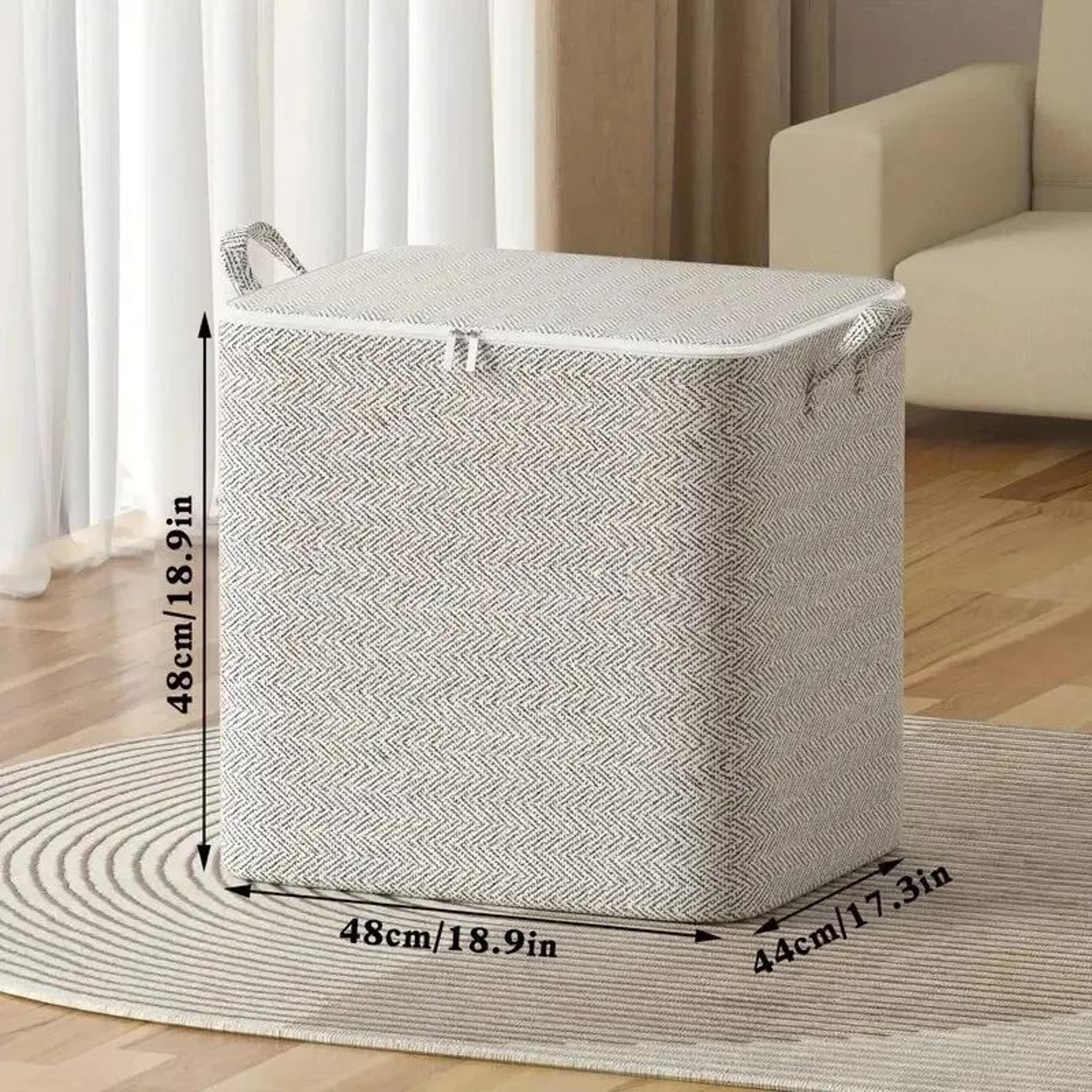 Household Large Capacity NonWoven Storage Bag  HeavyDuty Wardrobe Organizer 8