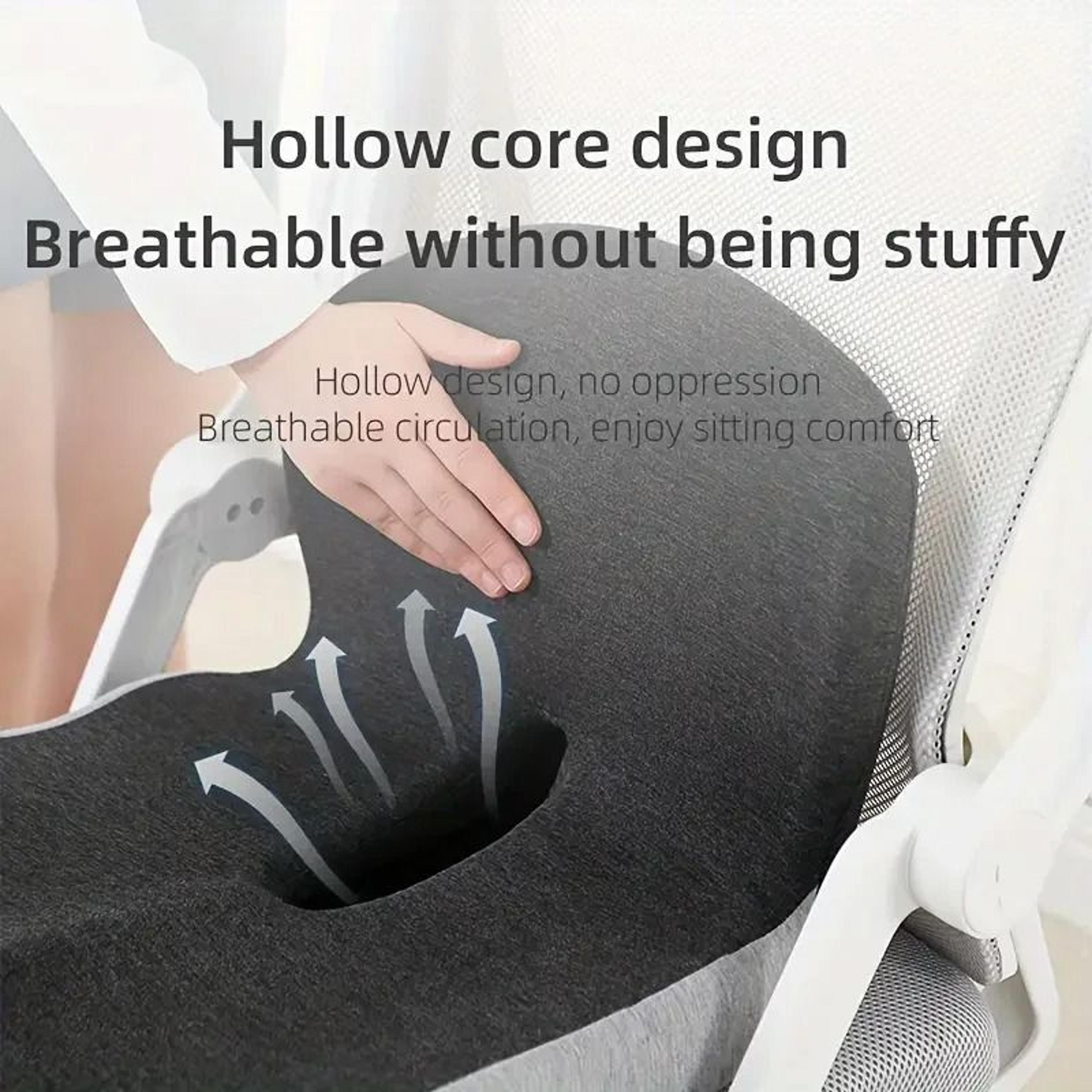 Ergonomic Seat Cushion With Integrated Backrest  Soft Support For Hip  Waist Comfort 3