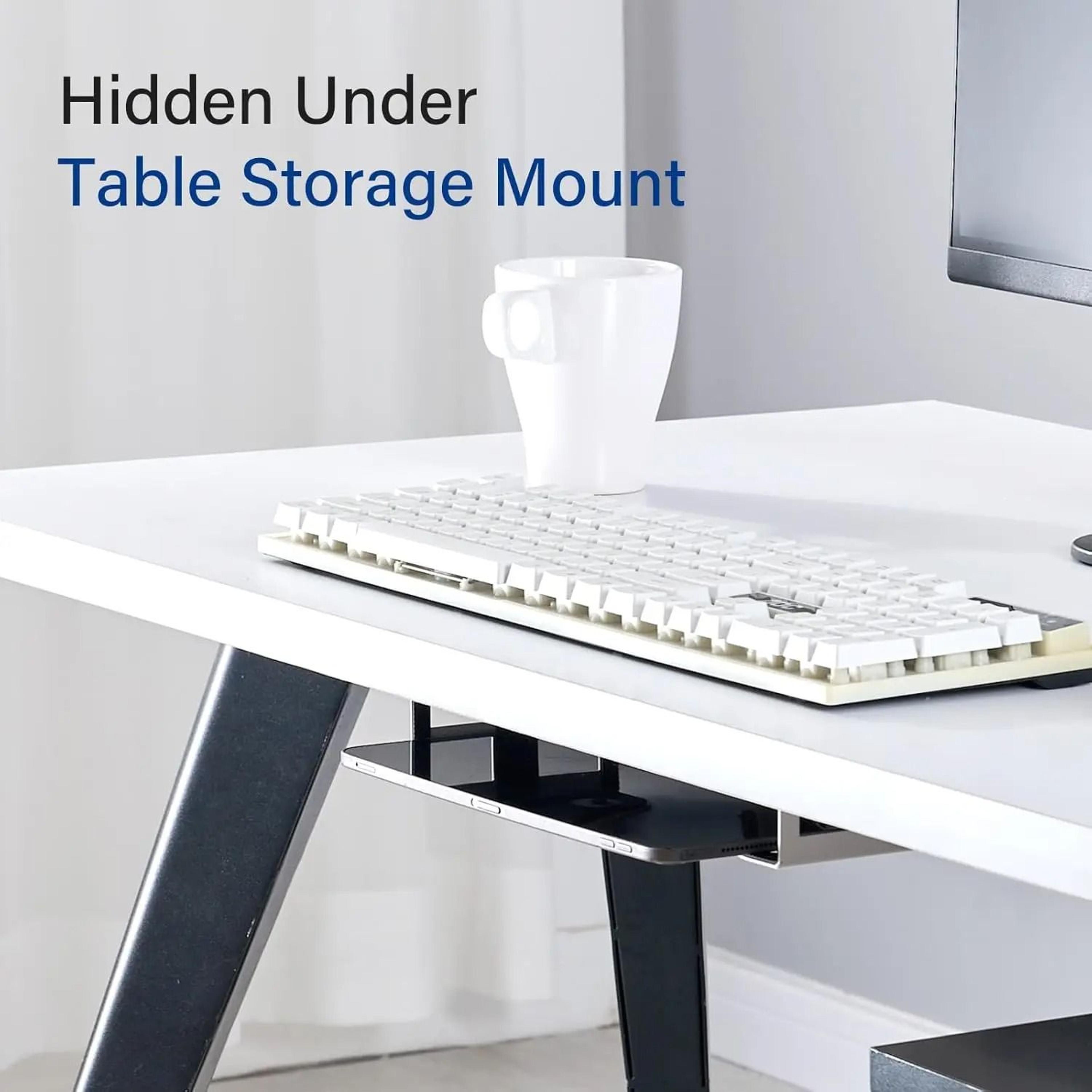 Under Desk Laptop Storage Mount  HeavyDuty Metal Bracket For MacBook  Accessories 2