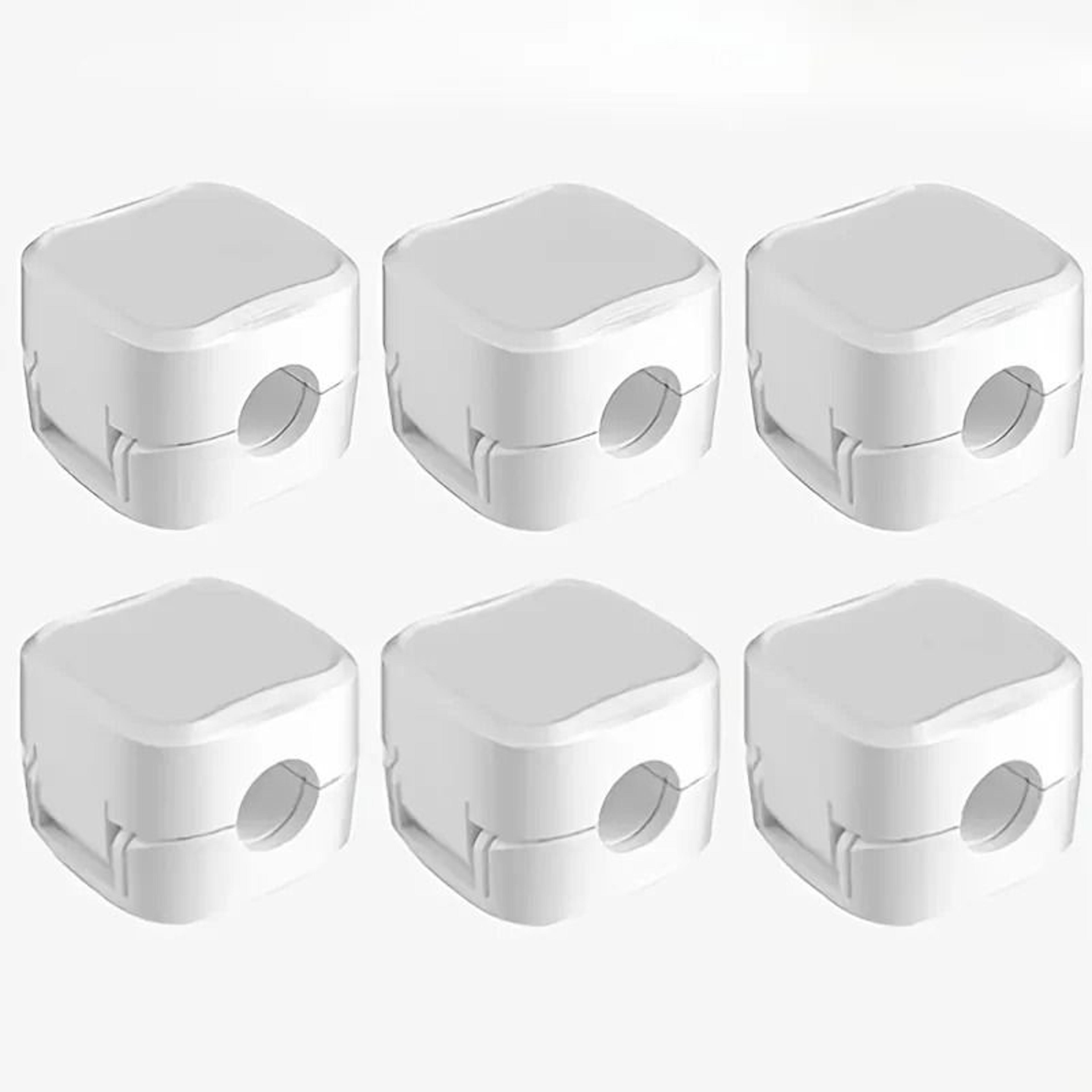 6Piece Magnetic Cable Clip Organizer  SelfAdhesive Desktop Cord Management 6