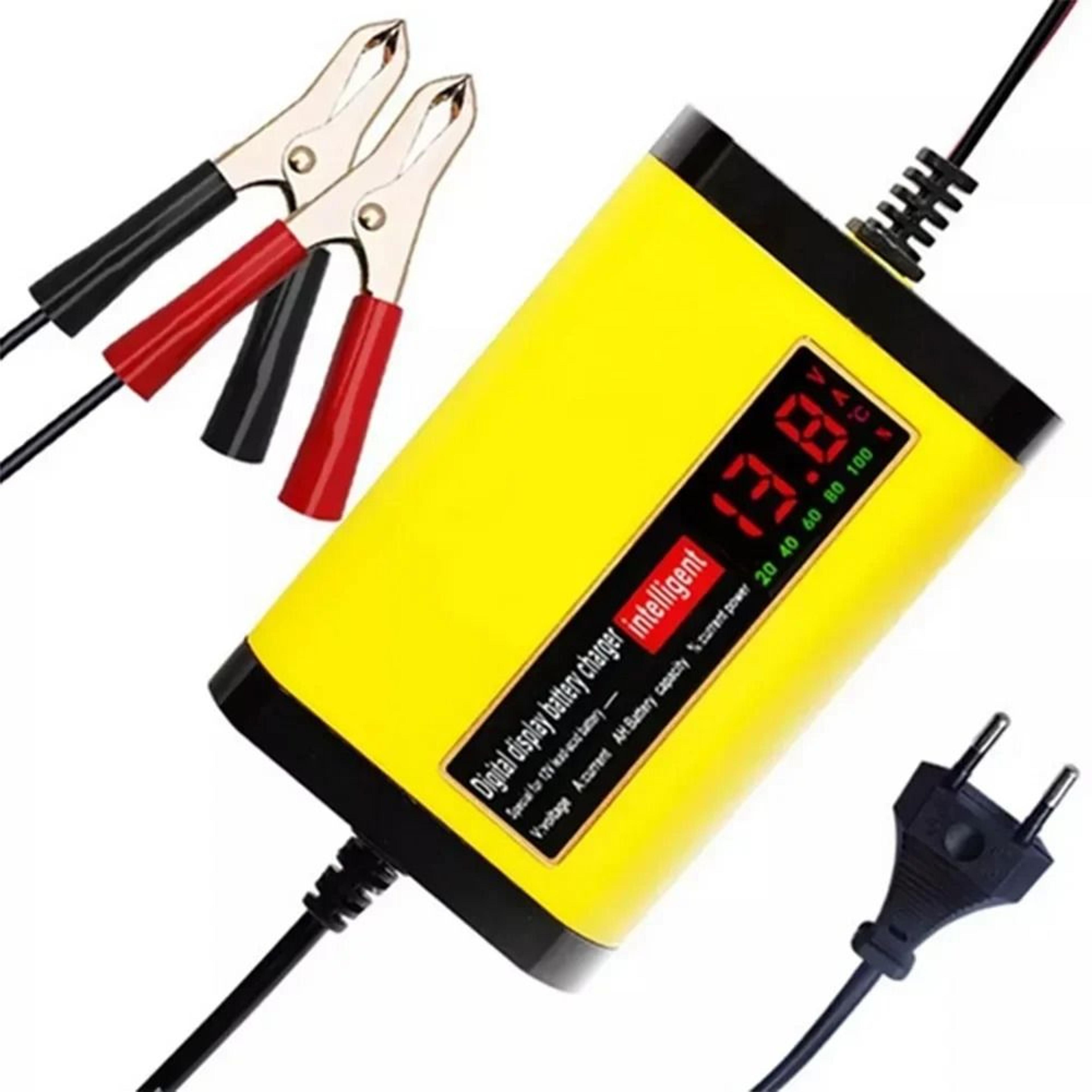 12V 6A Intelligent Pulse Repair Battery Charger  Smart Automatic Power For Auto  Motorcycle 11