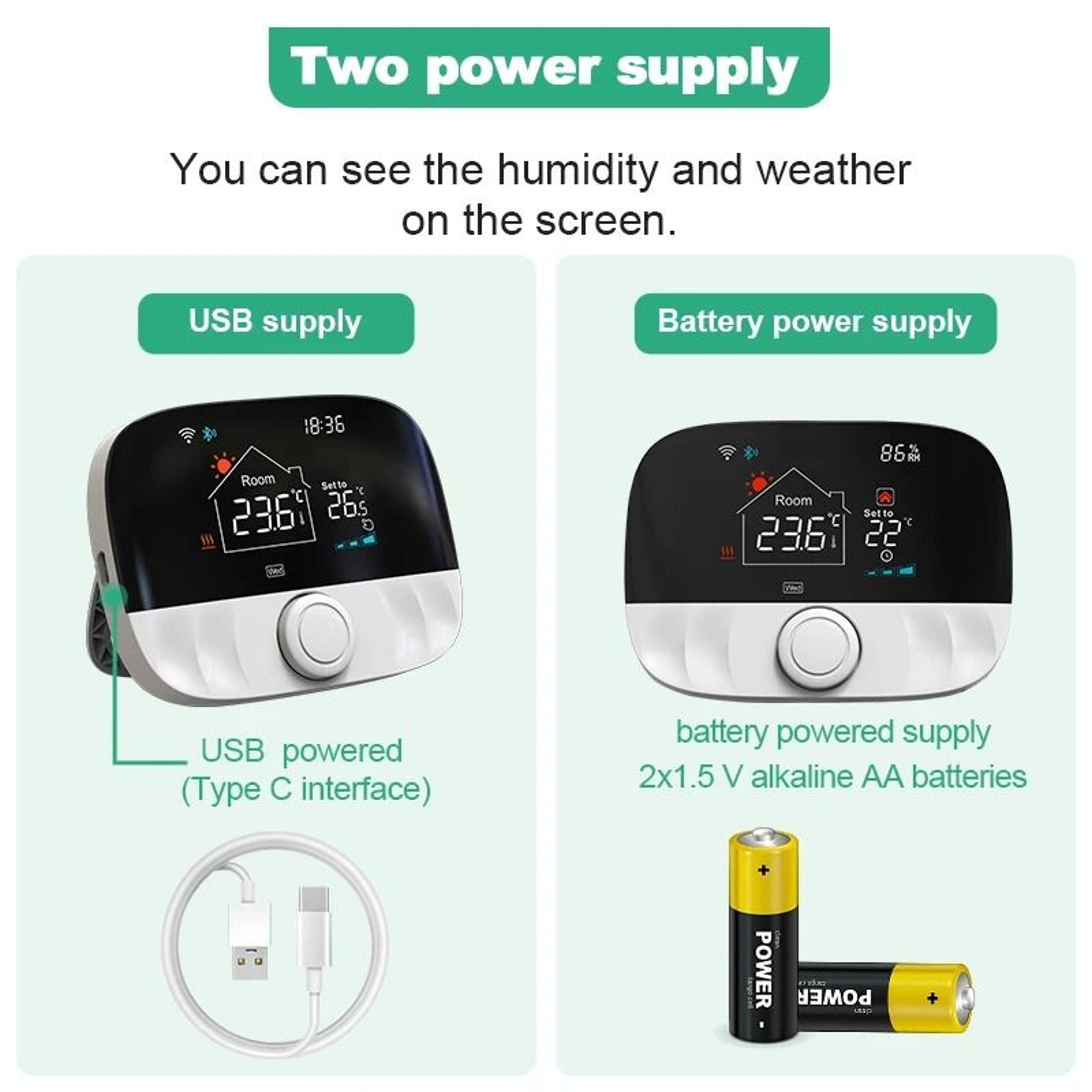 Tuya Smart Home Wireless WiFi Thermostat  Smart Heating Control For Gas Boilers 2