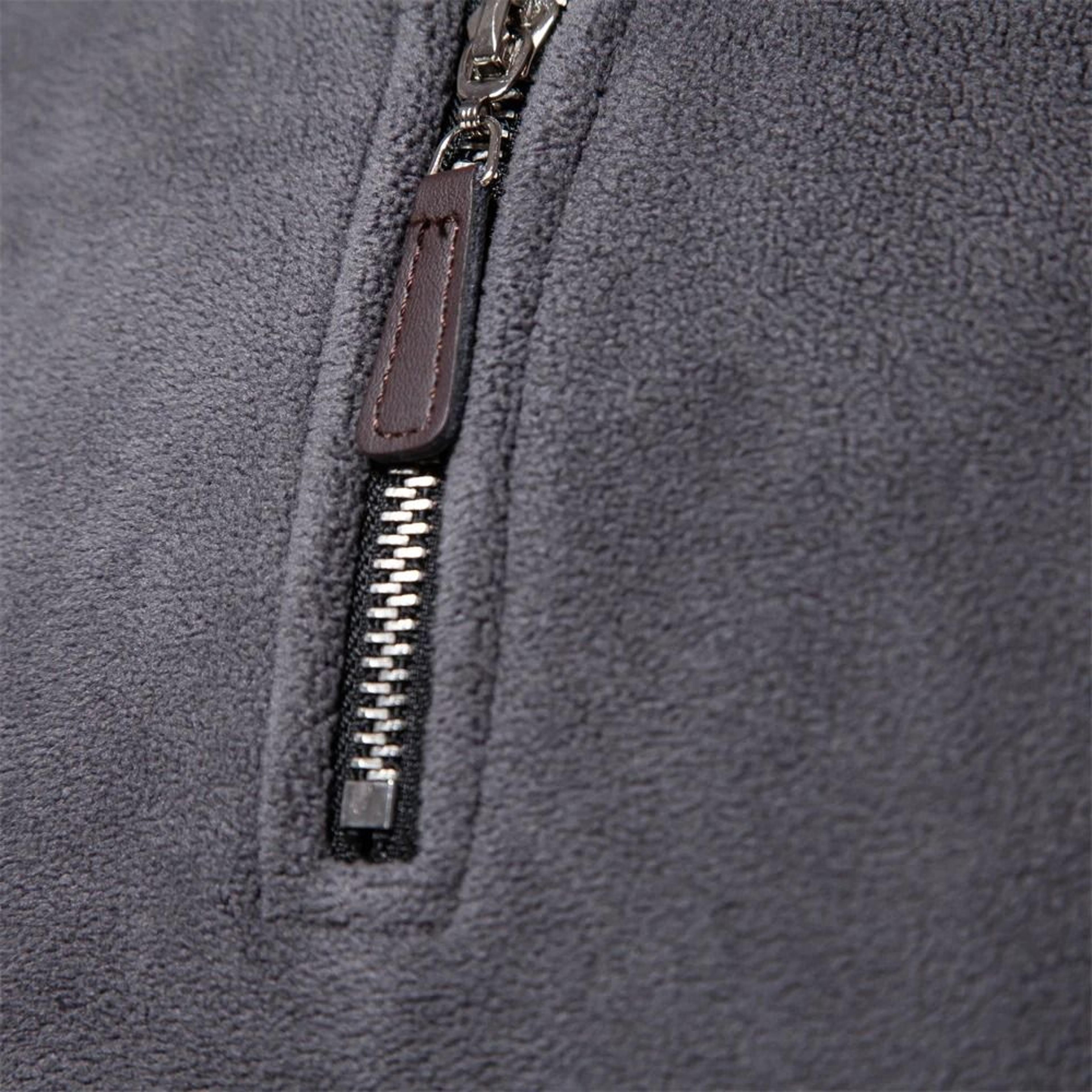 Quality Thickened Warm Fleece Jacket  Mens Zipper Neck Soft Shell Pullover 2