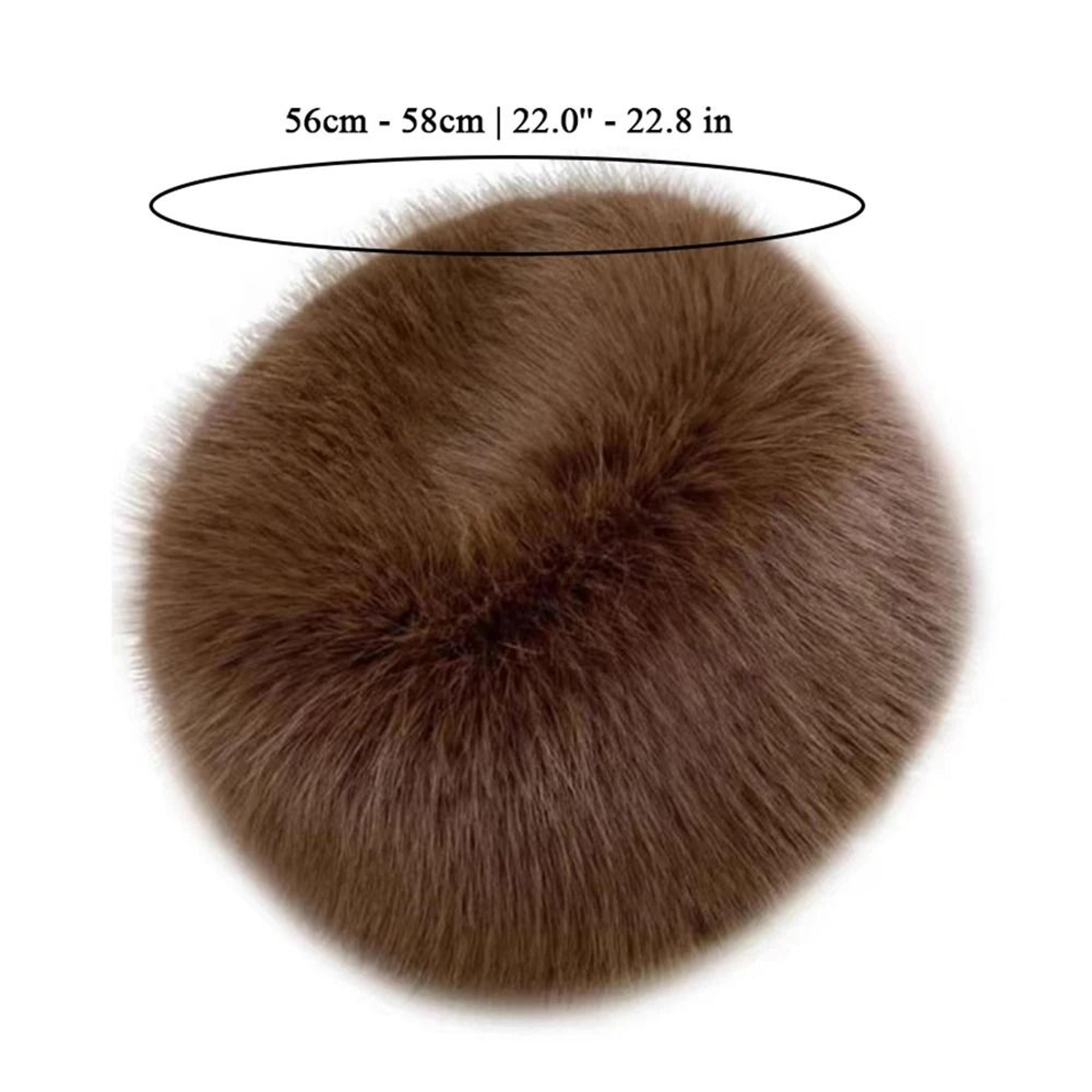 Fluffy Fur Winter Hat  Warm Ear Protection Faux Fox Fur Bomber Cap 6