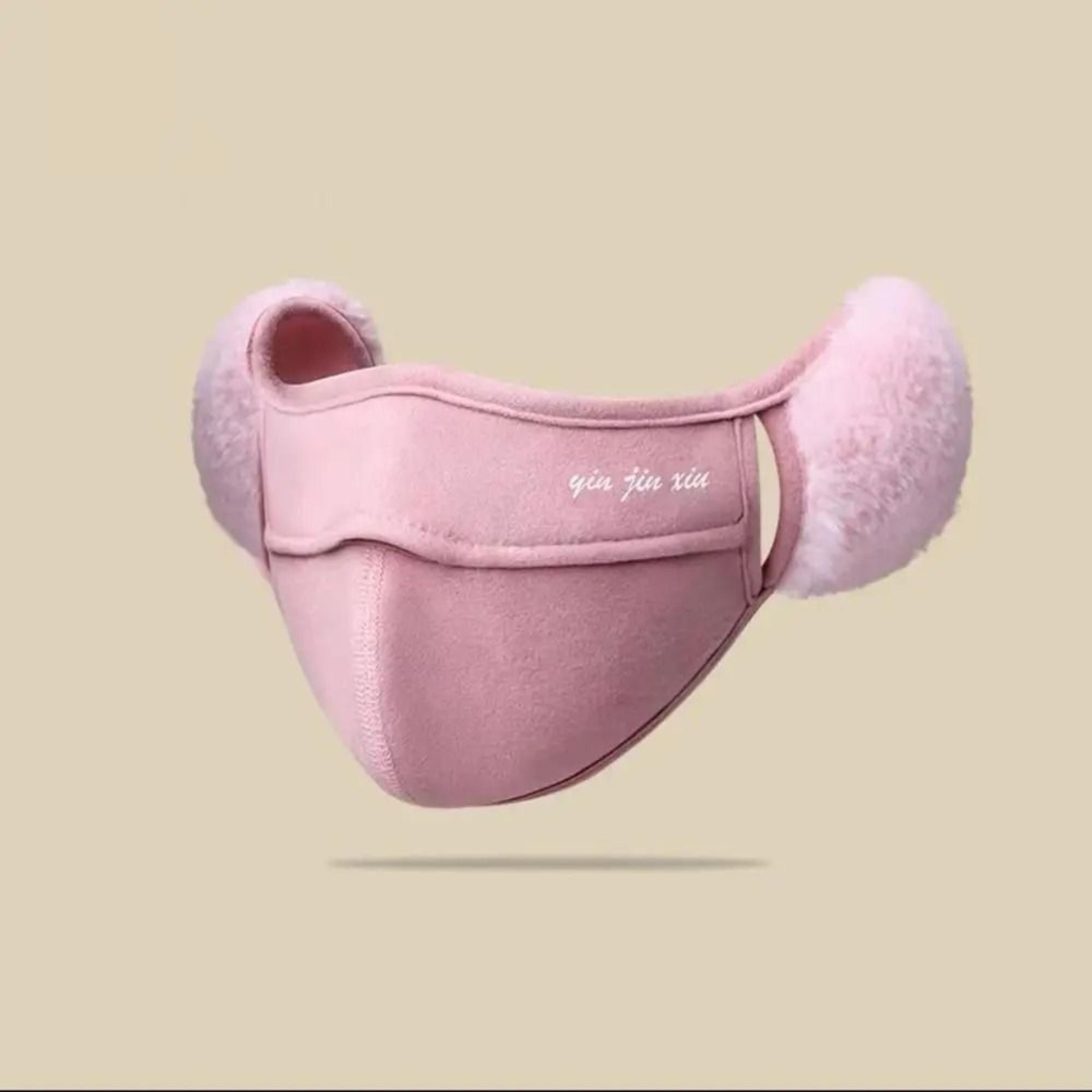 Winter Warm Thermal Earmuffs Mask  Windproof Fleece Earflap Wrap 6