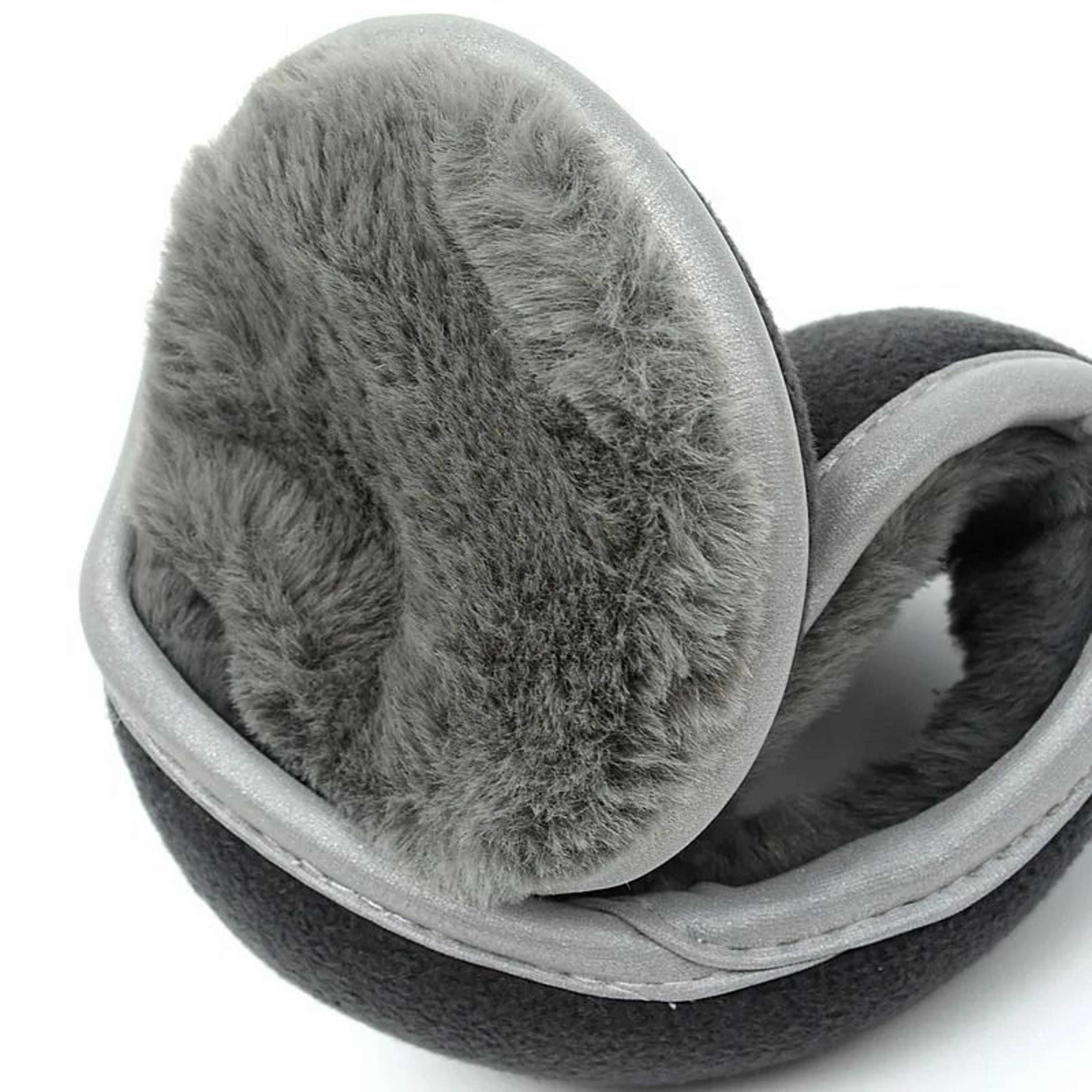 Reflective Foldable Winter Earmuffs  Warm Fleece Ear Covers For Men And Women 4