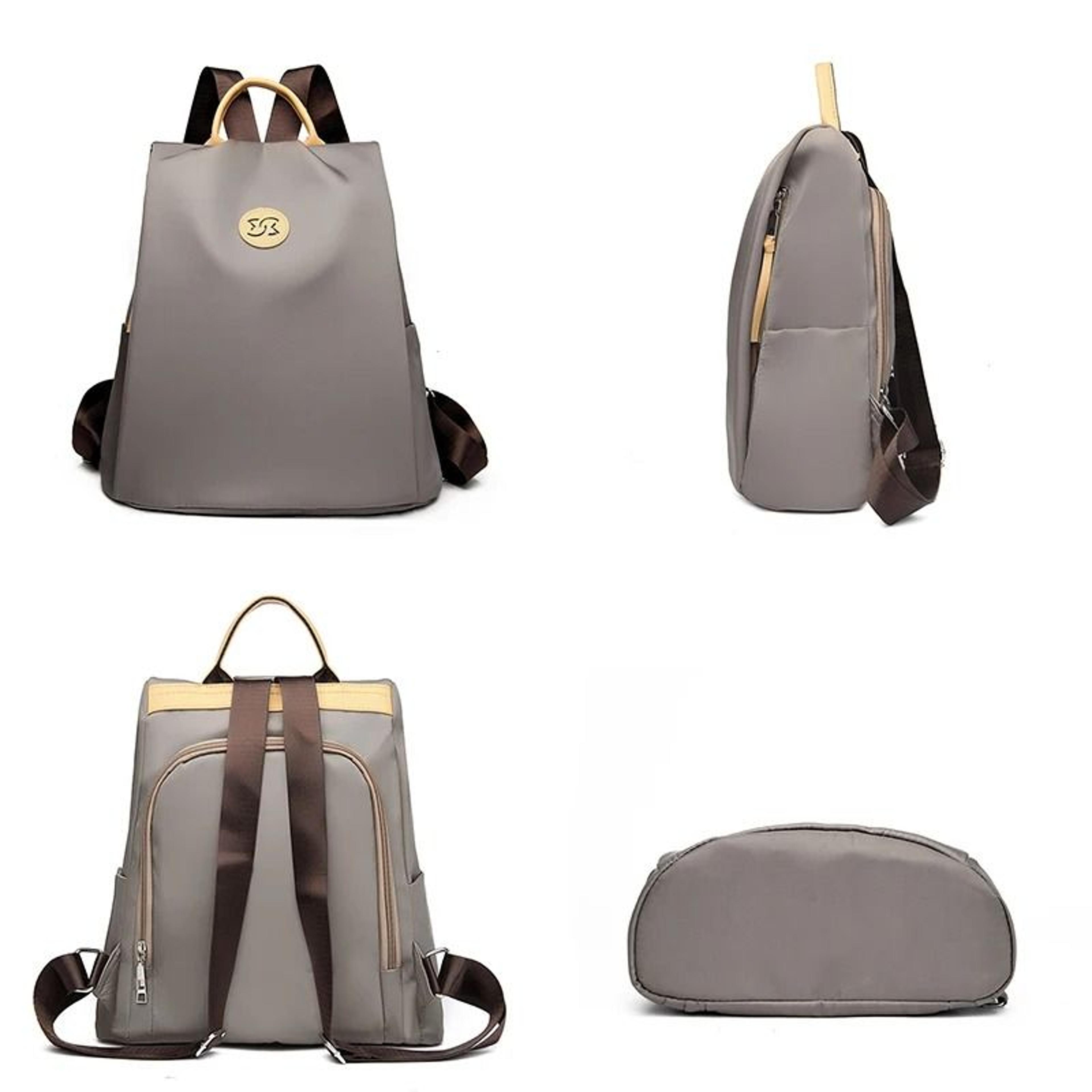 AntiTheft Nylon Travel Backpack  Modern WaterResistant Rucksack For School  Commuting 3