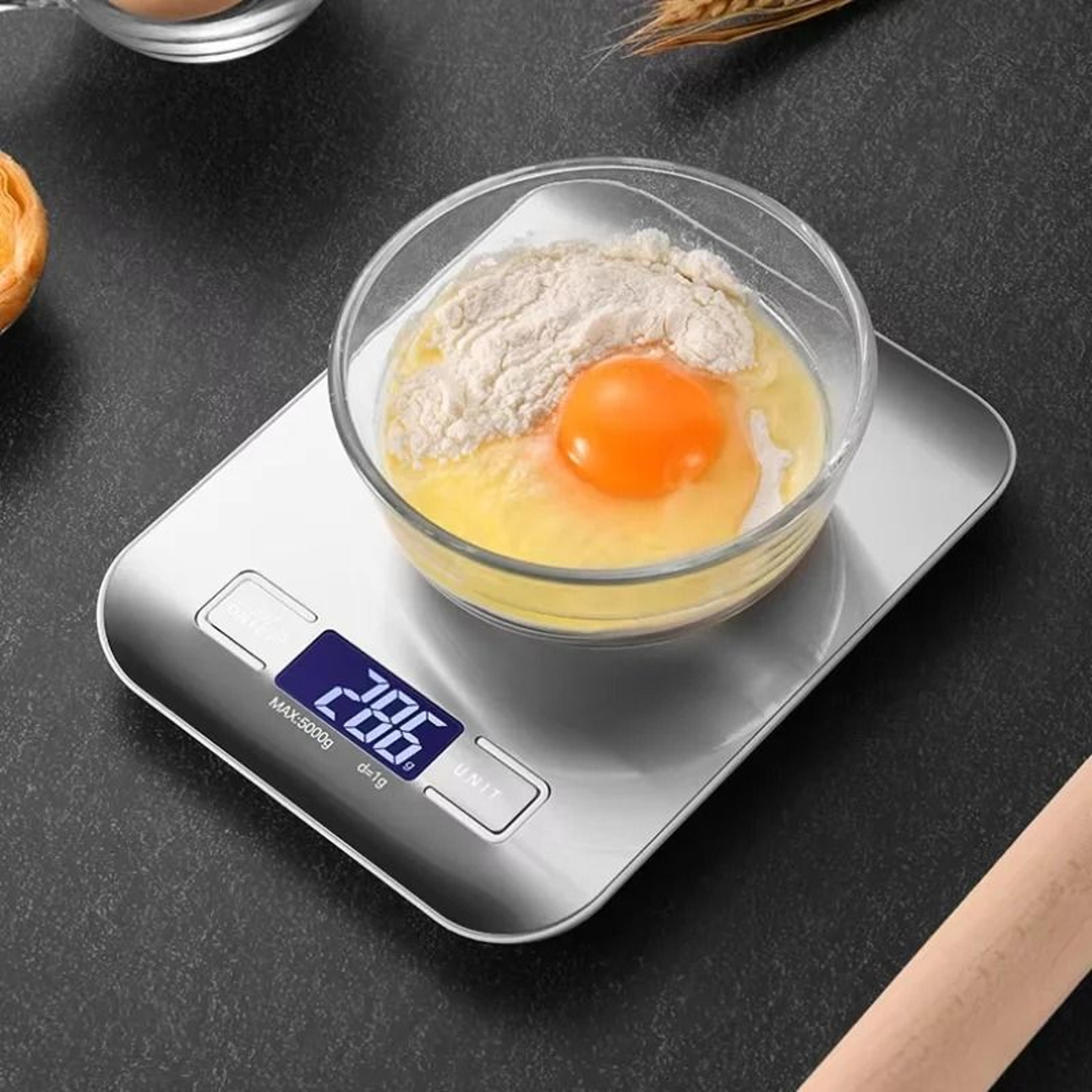 Digital Precision Kitchen Scale  Stainless Steel Waterproof Food Scale With LCD Display 0