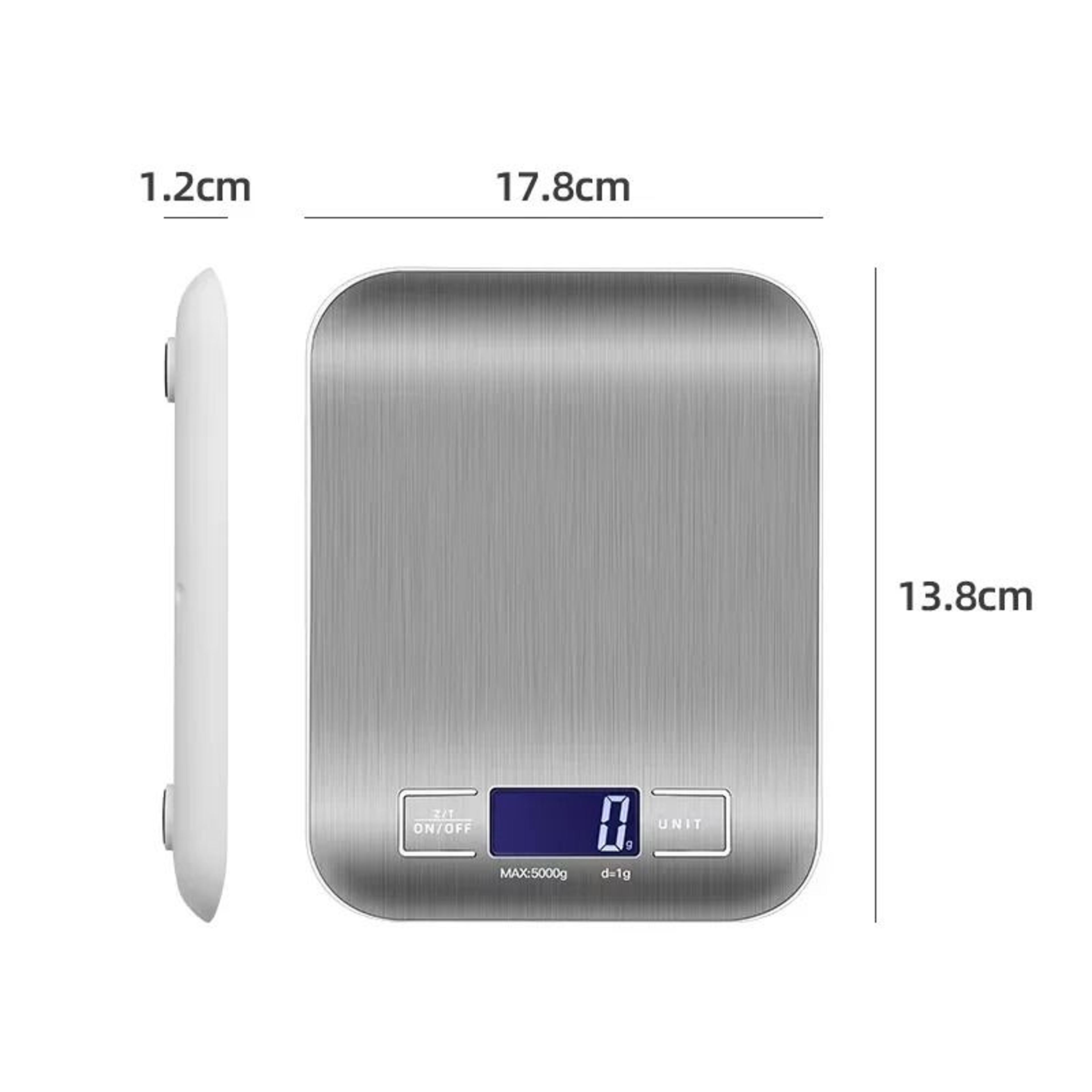 Digital Precision Kitchen Scale  Stainless Steel Waterproof Food Scale With LCD Display 5