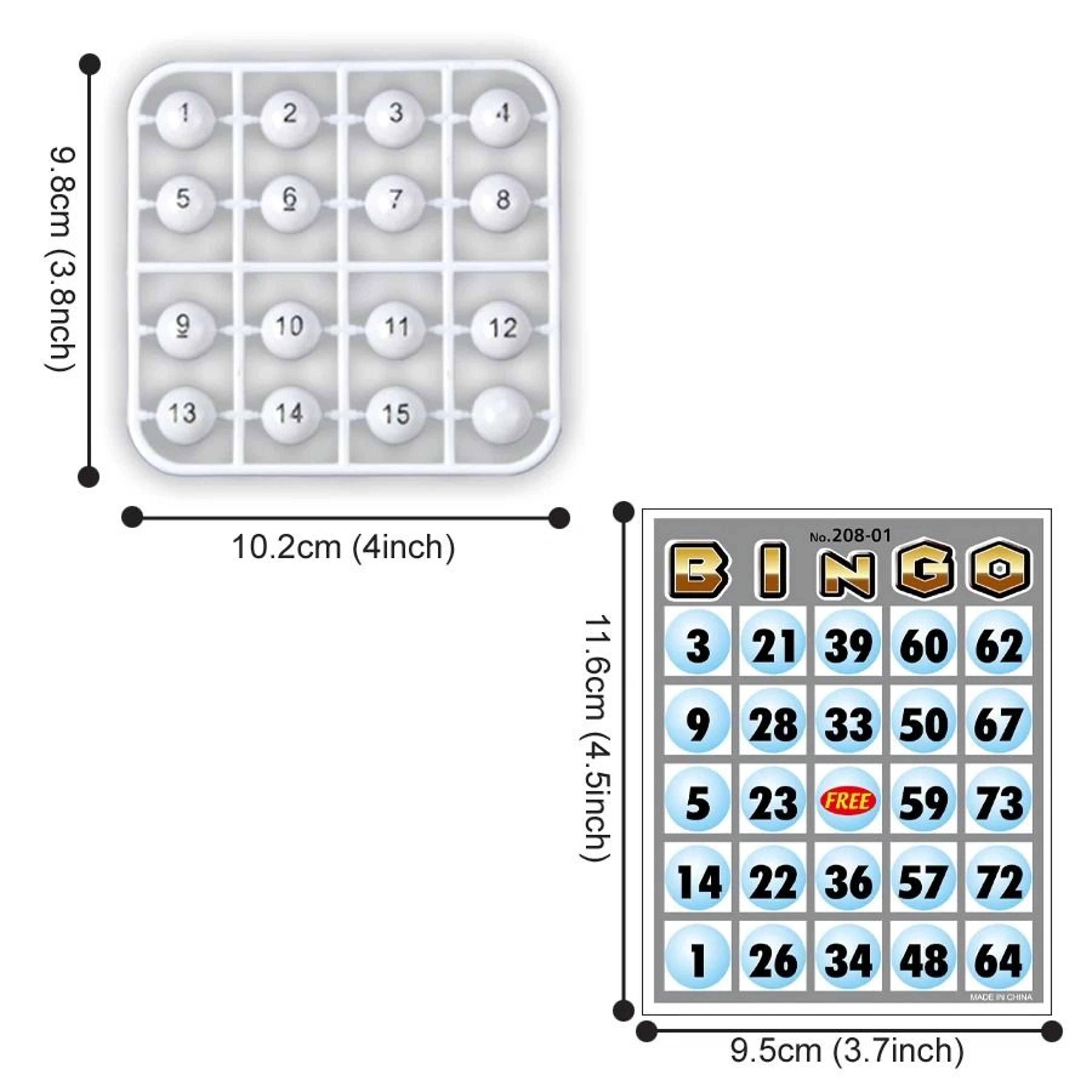 Classic Tabletop Bingo Cage Set  Rotating Lottery Machine For Family  Party Entertainment 5