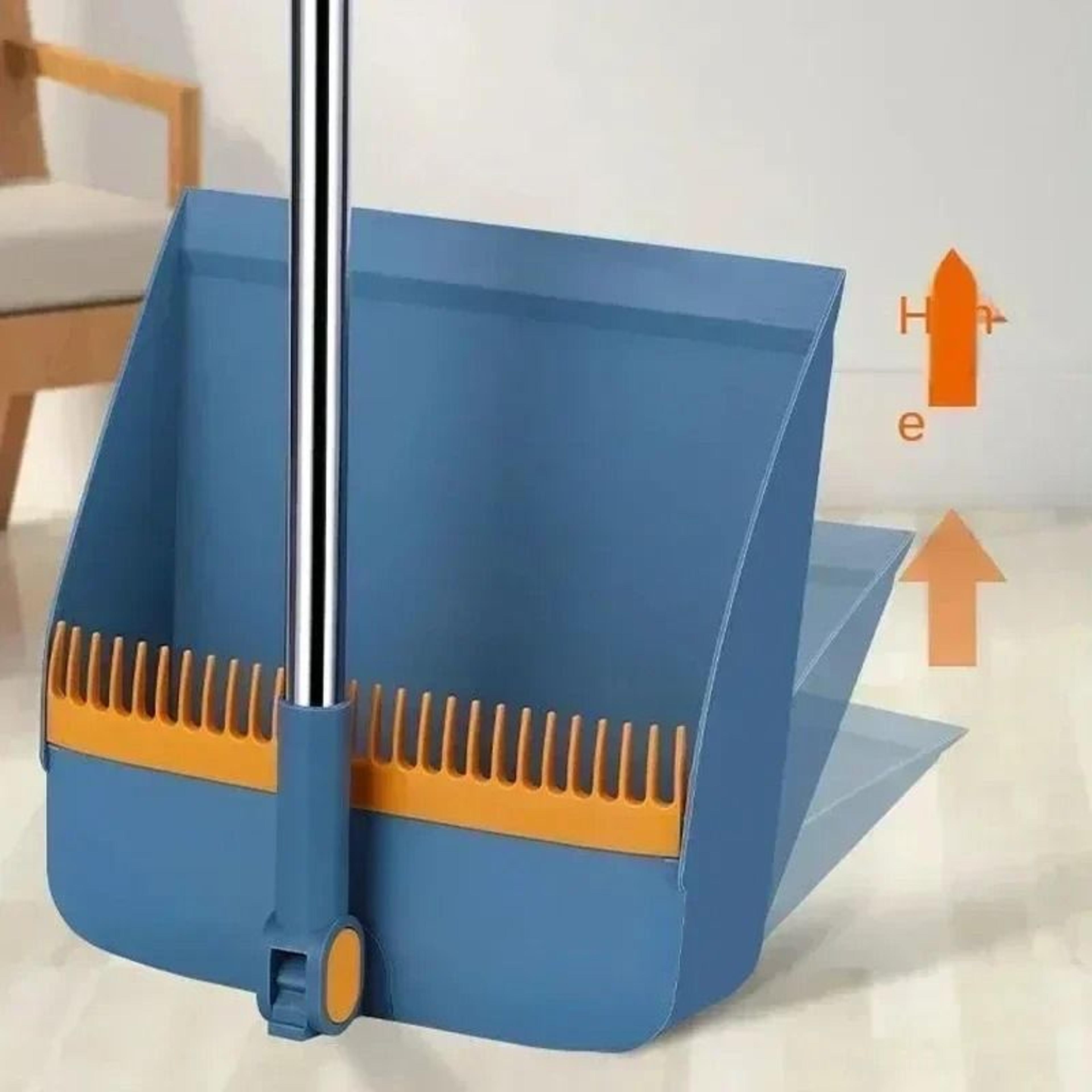 Integrated Broom And Dustpan Set  Foldable Household Sweeping Kit 3