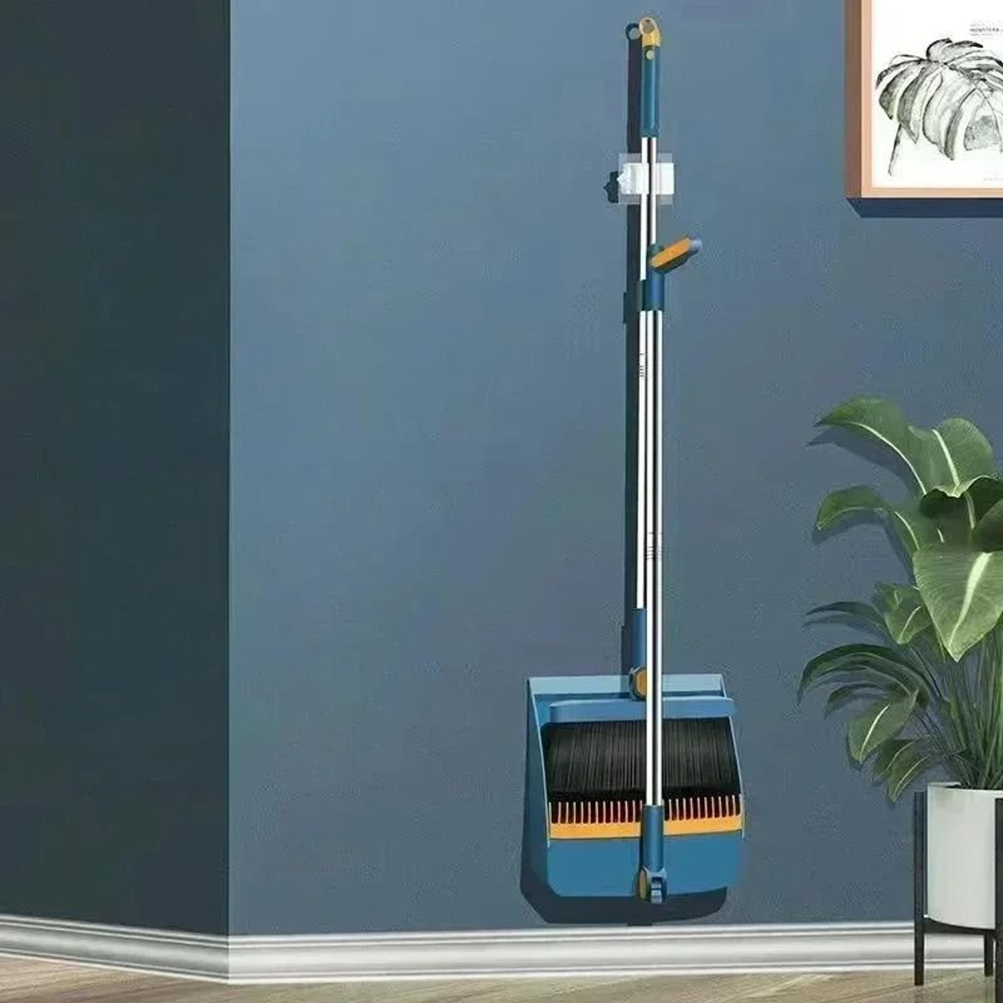 Integrated Broom And Dustpan Set  Foldable Household Sweeping Kit 7