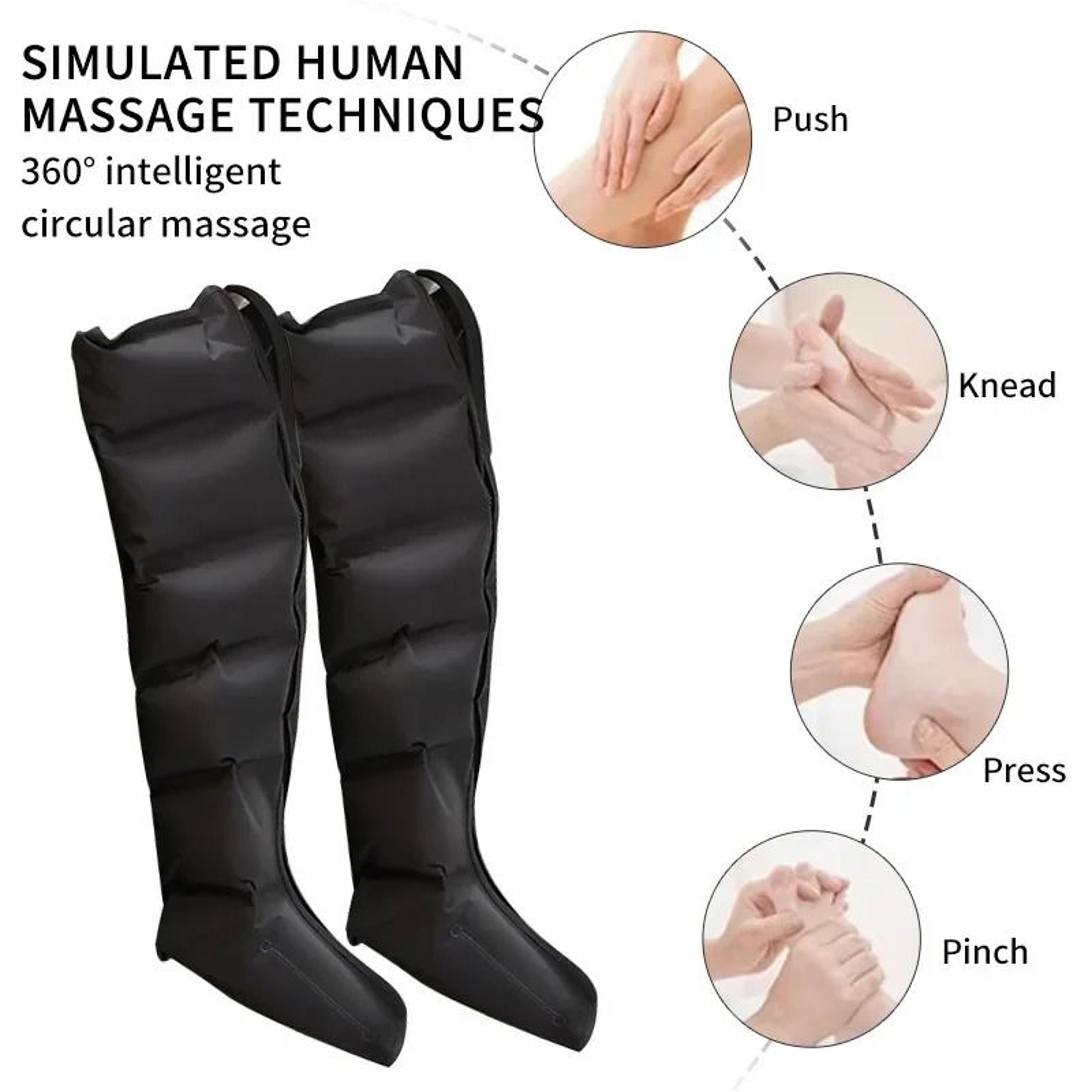 Air Pressure Leg Massager  Compression Foot  Calf Massage Boots With Remote Control 1