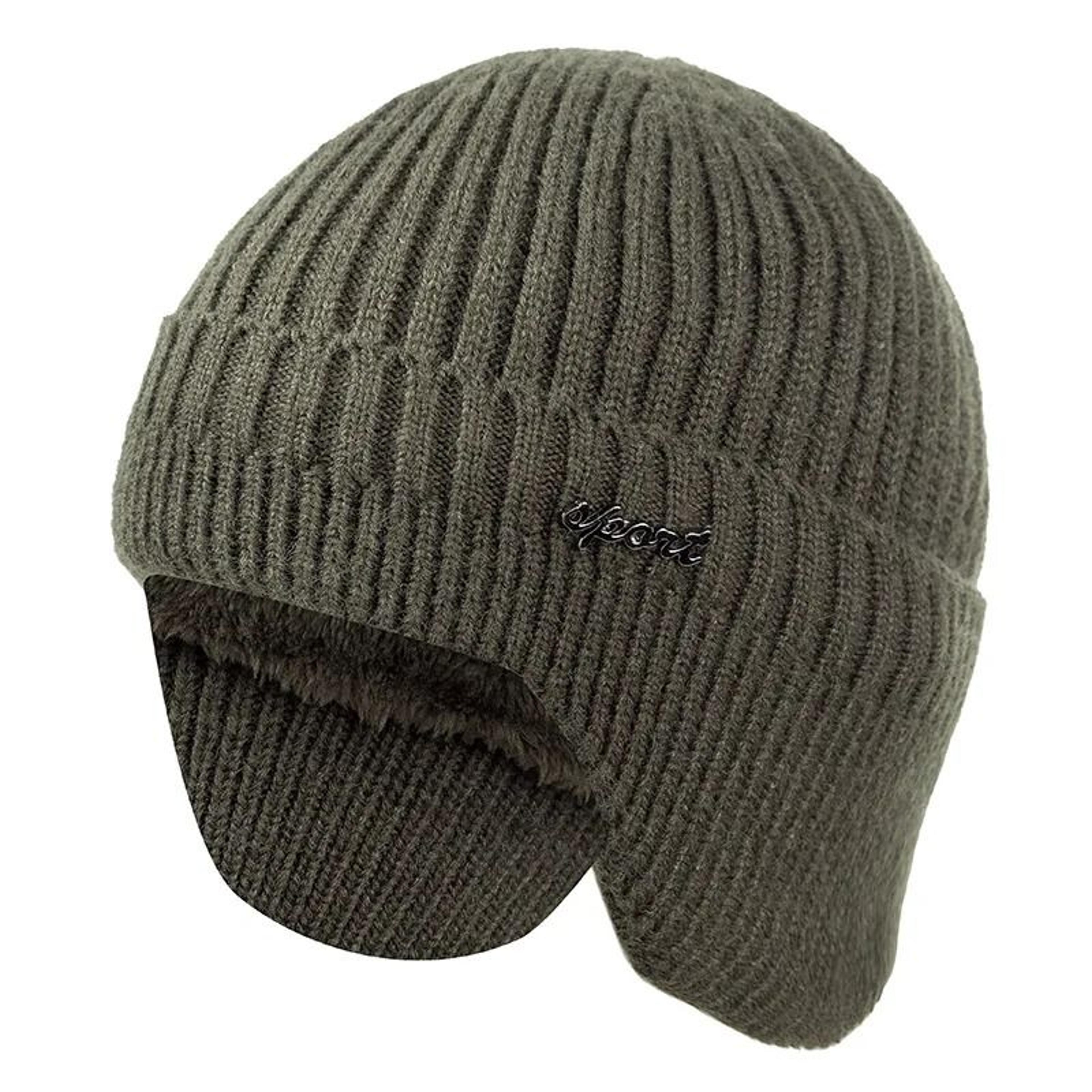 Thermal Knit Earflap Beanie  Stylish Winter Hat With Integrated Ear Protection 11