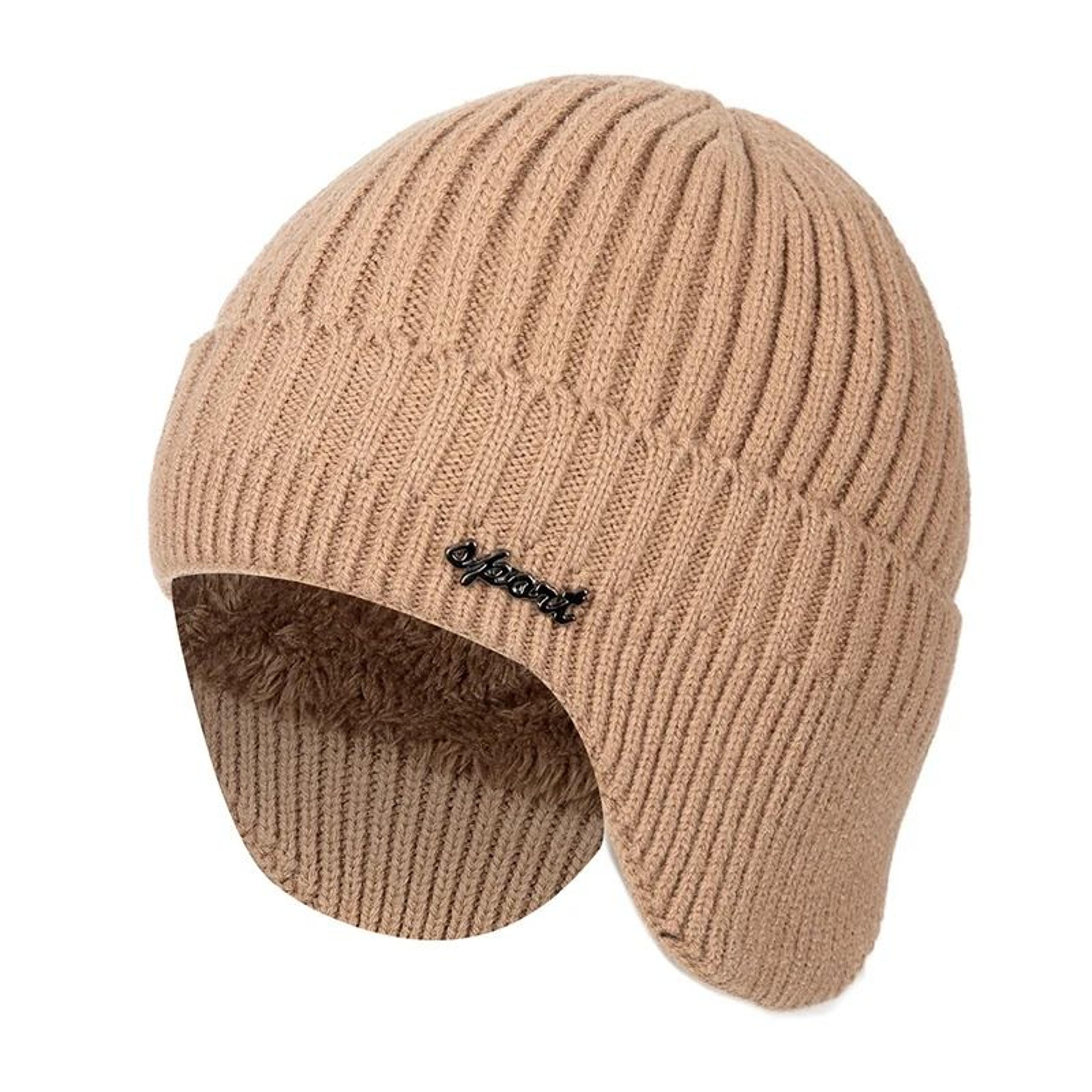 Thermal Knit Earflap Beanie  Stylish Winter Hat With Integrated Ear Protection 12