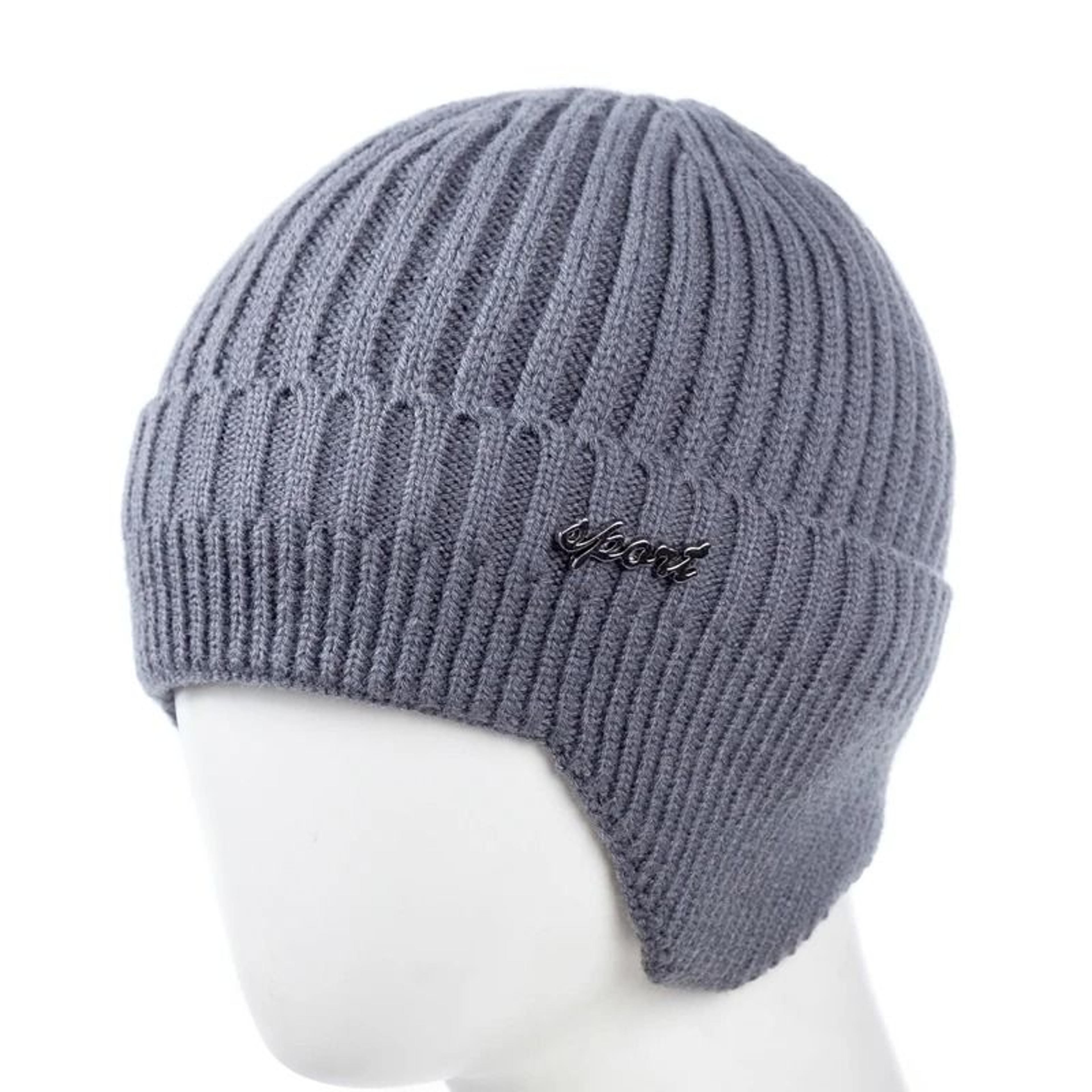 Thermal Knit Earflap Beanie  Stylish Winter Hat With Integrated Ear Protection 3