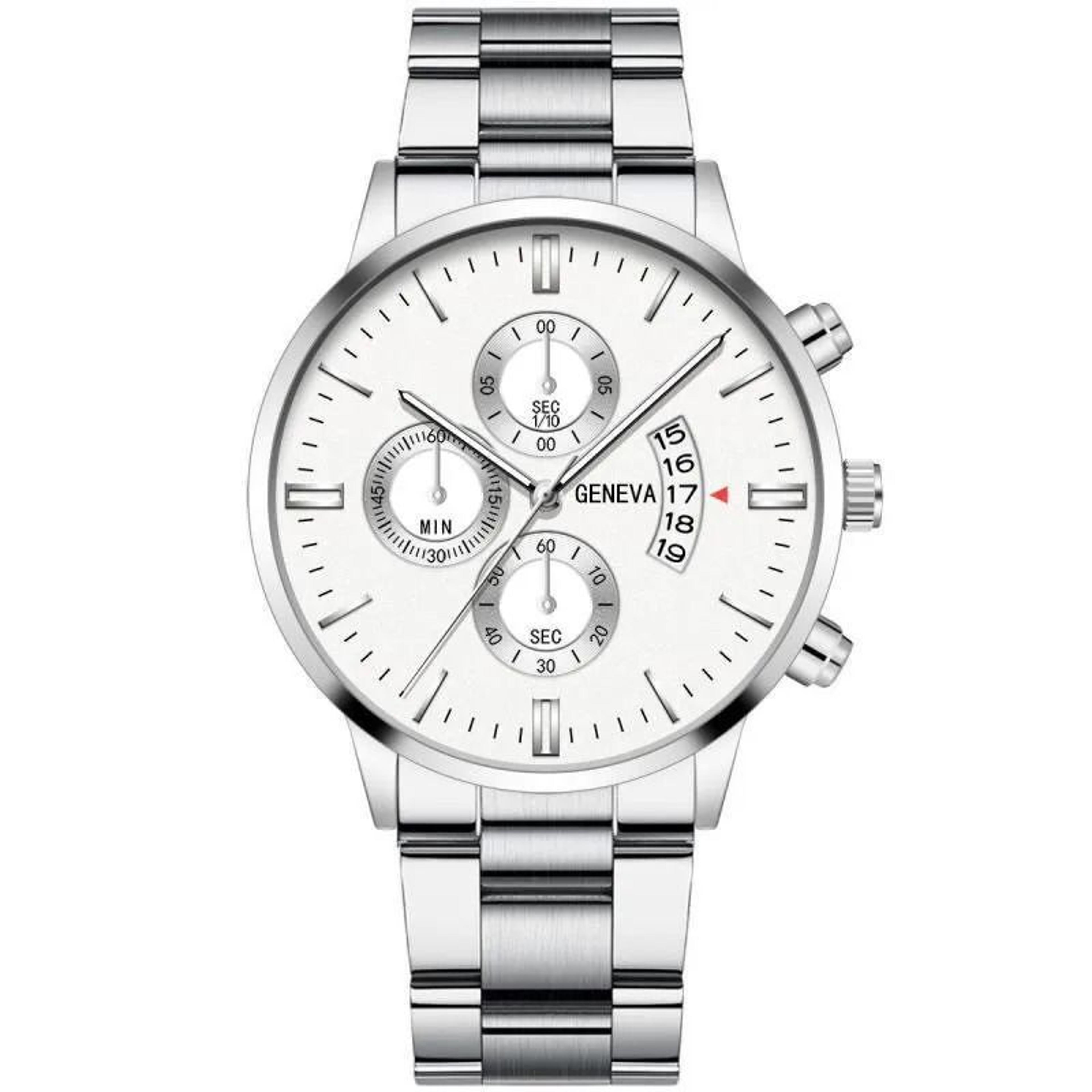 Luxury Mens Business Sports Watch  Precision Quartz Wristwatch With Calendar 7