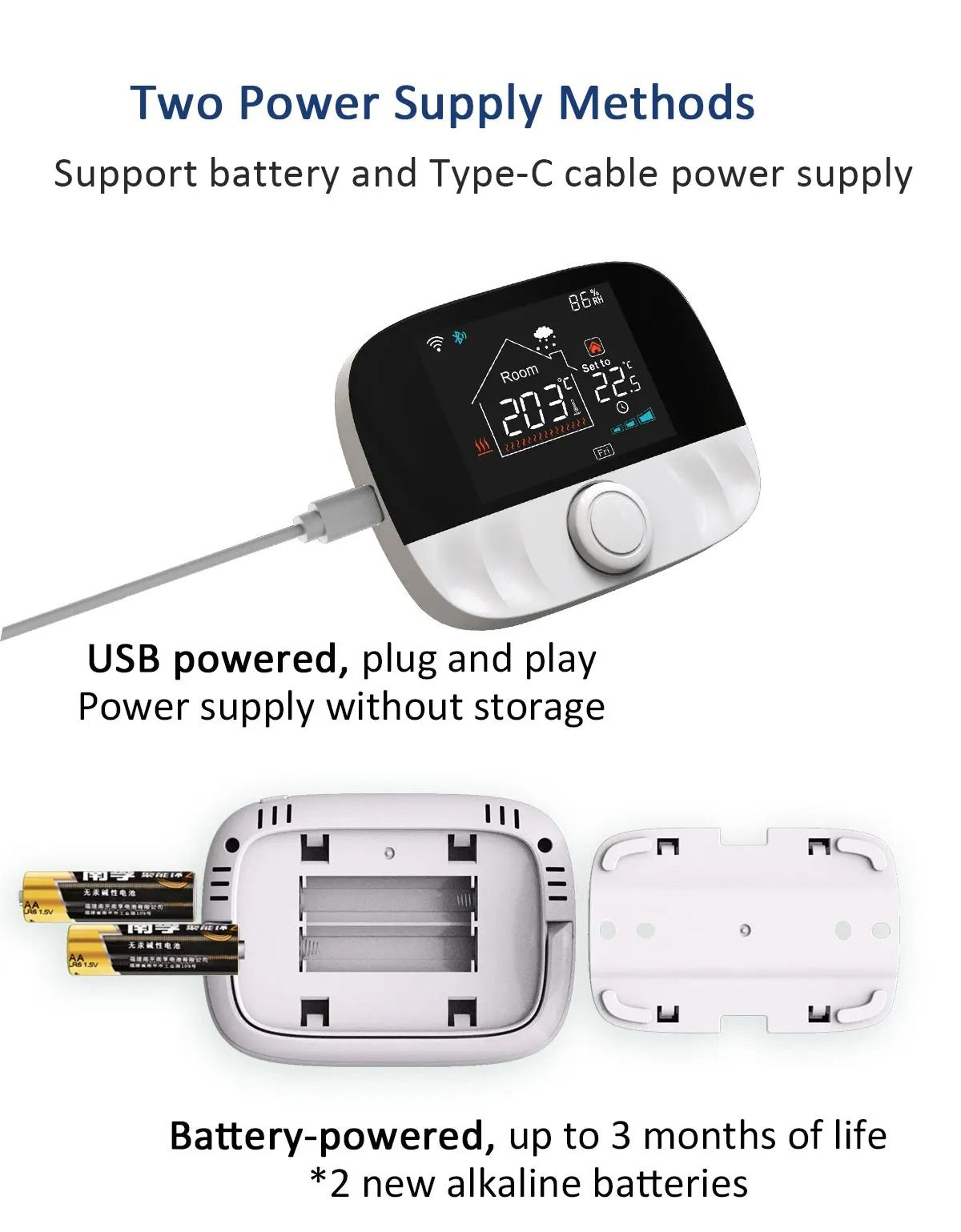 RF Wireless Smart Thermostat  WiFi Gas Boiler  Floor Heating Controller For Tuya Google  Alexa 5