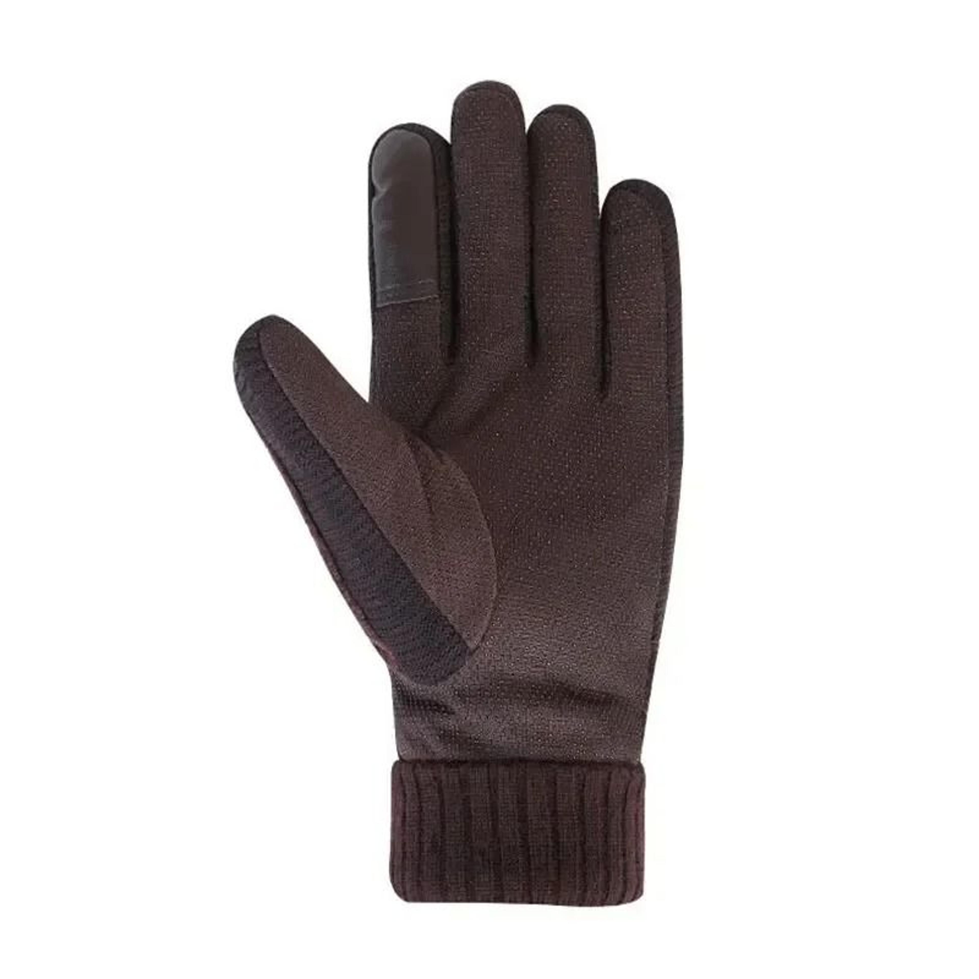 Mens Thermal Winter Leather Gloves  Windproof Motorcycle  Cycling Touch Screen Gloves 2