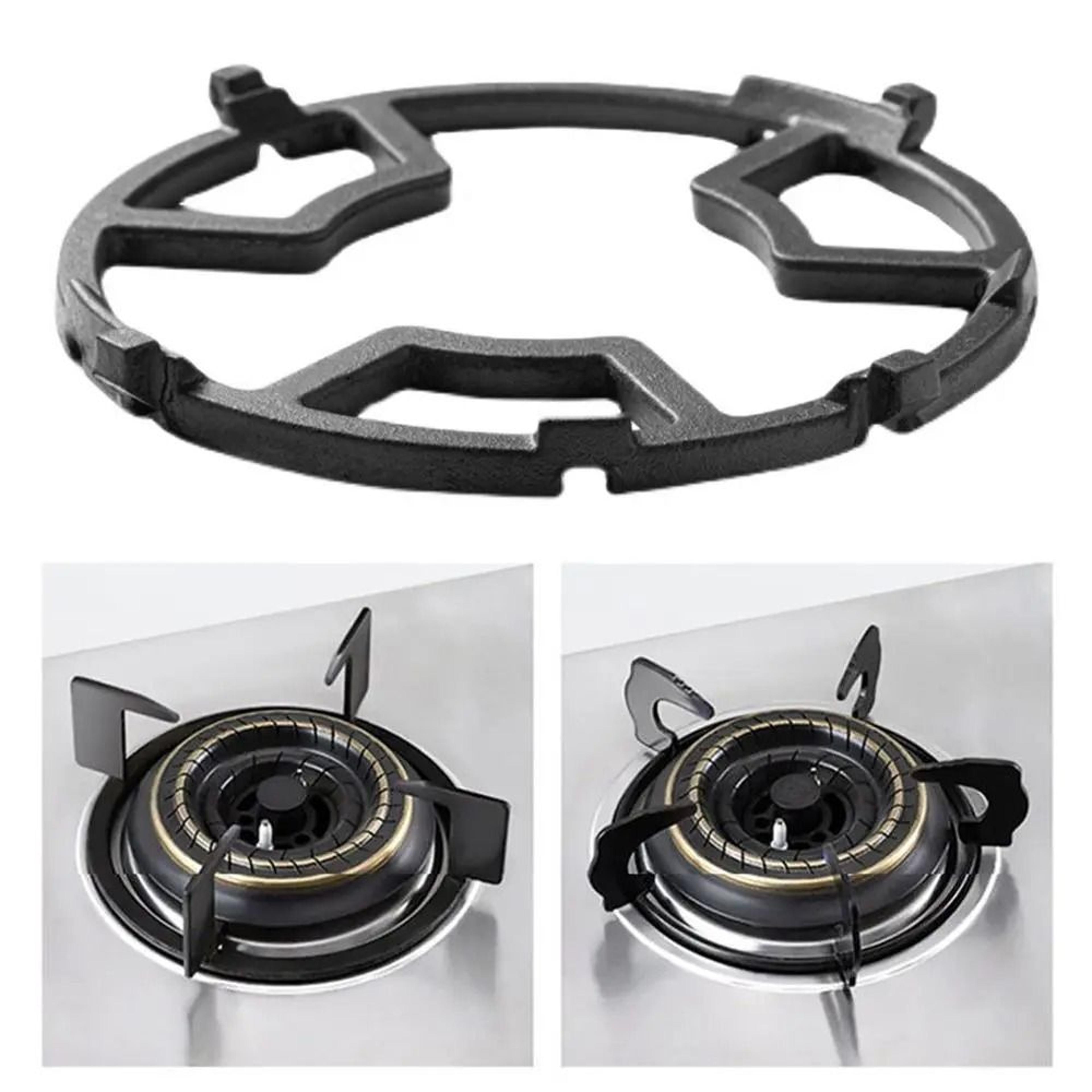 EnergySaving Universal Gas Hob Windshield  HeavyDuty AntiSlip Cast Iron Cover 1