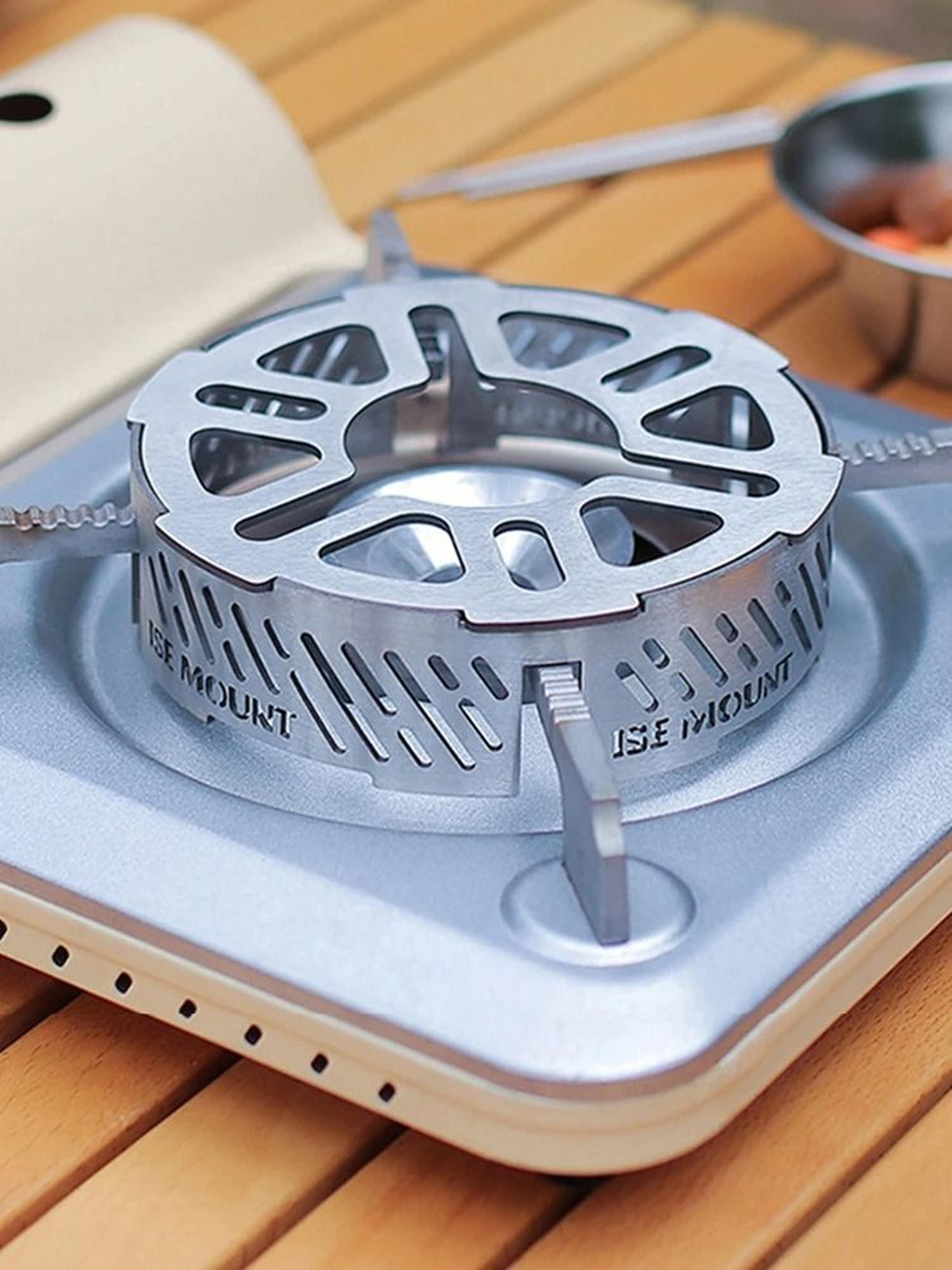Stainless Steel Gas Stove Windshield  HighTemperature Resistant Windproof Ring For Camping  Picnics 5