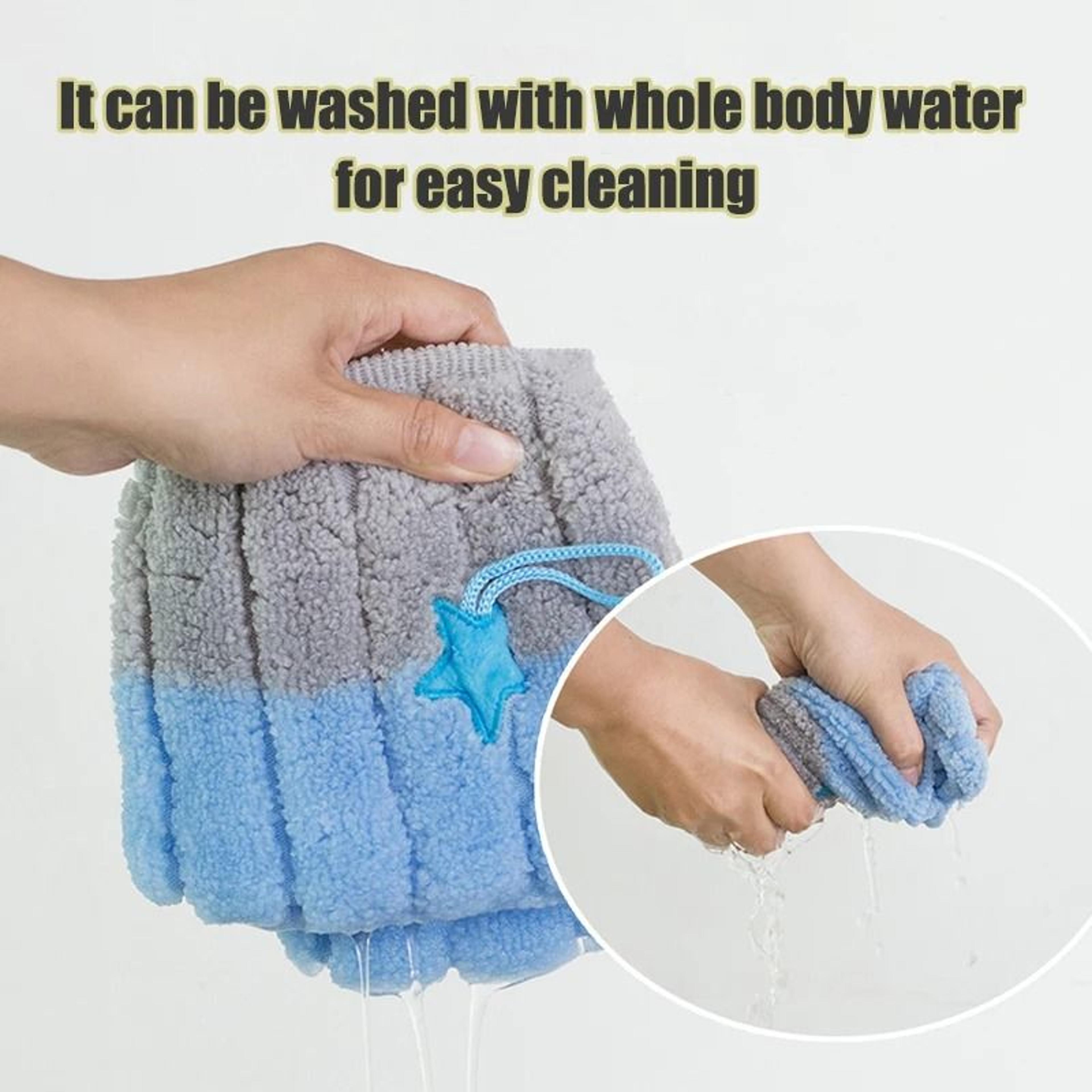 Cartoon Handle Plush Toilet Seat Cover  Extra Thick Thermal Cushion For Winter Comfort 5