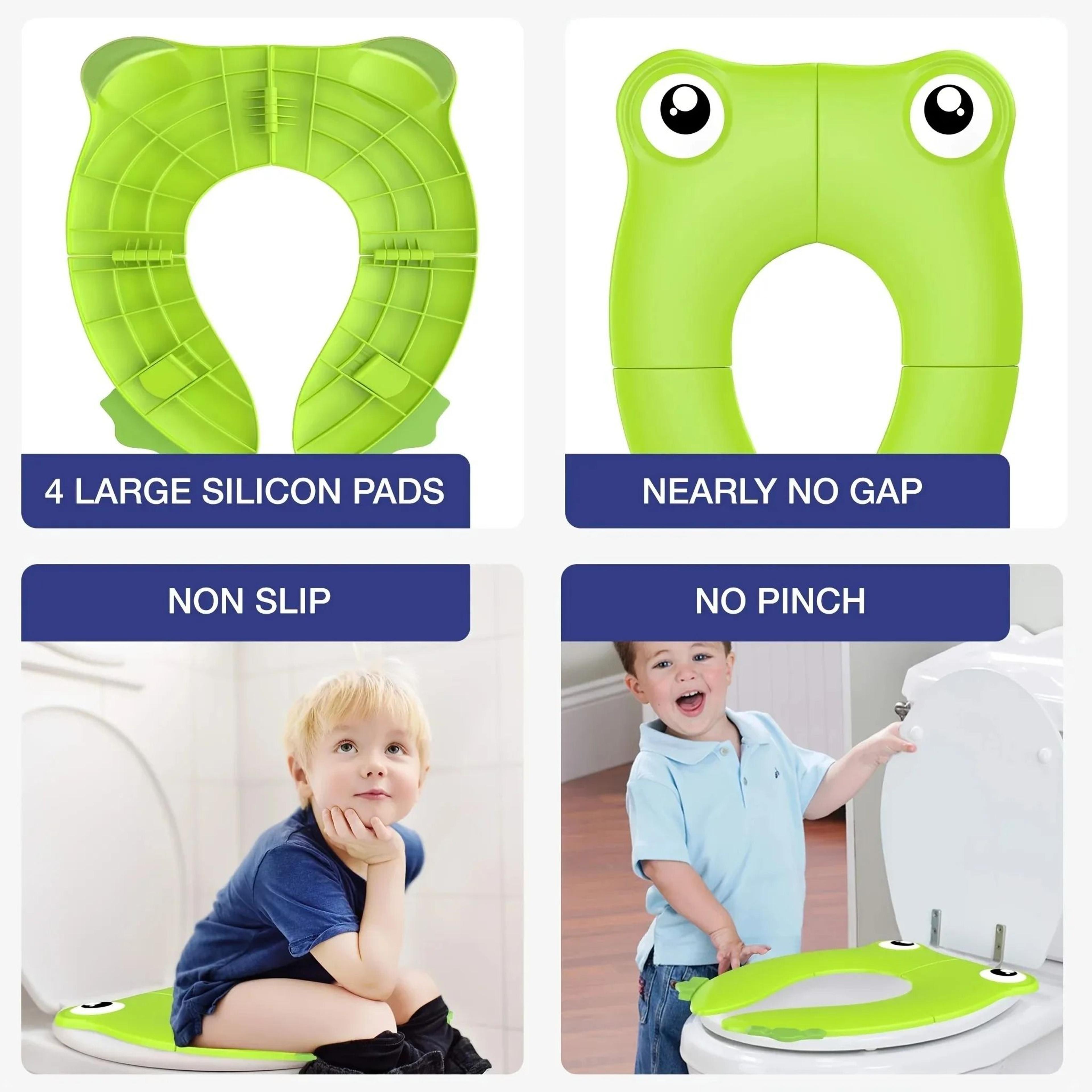 Baby Travel Folding Potty Seat  Portable NonSlip Silicone Training Pad For Kids 2