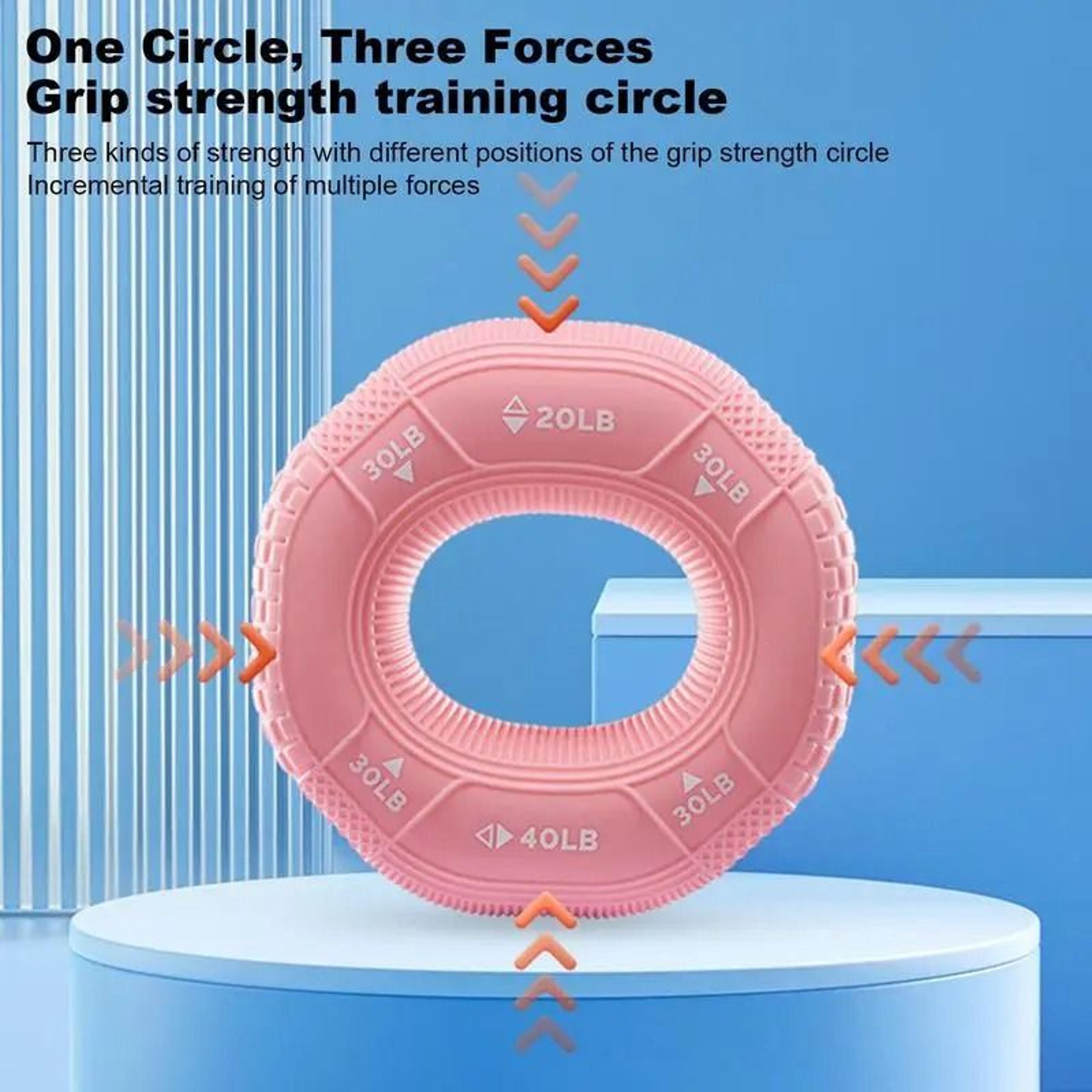 Silicone Adjustable Hand Grip  MultiLevel Finger Gripping Ring  Forearm Trainer 4
